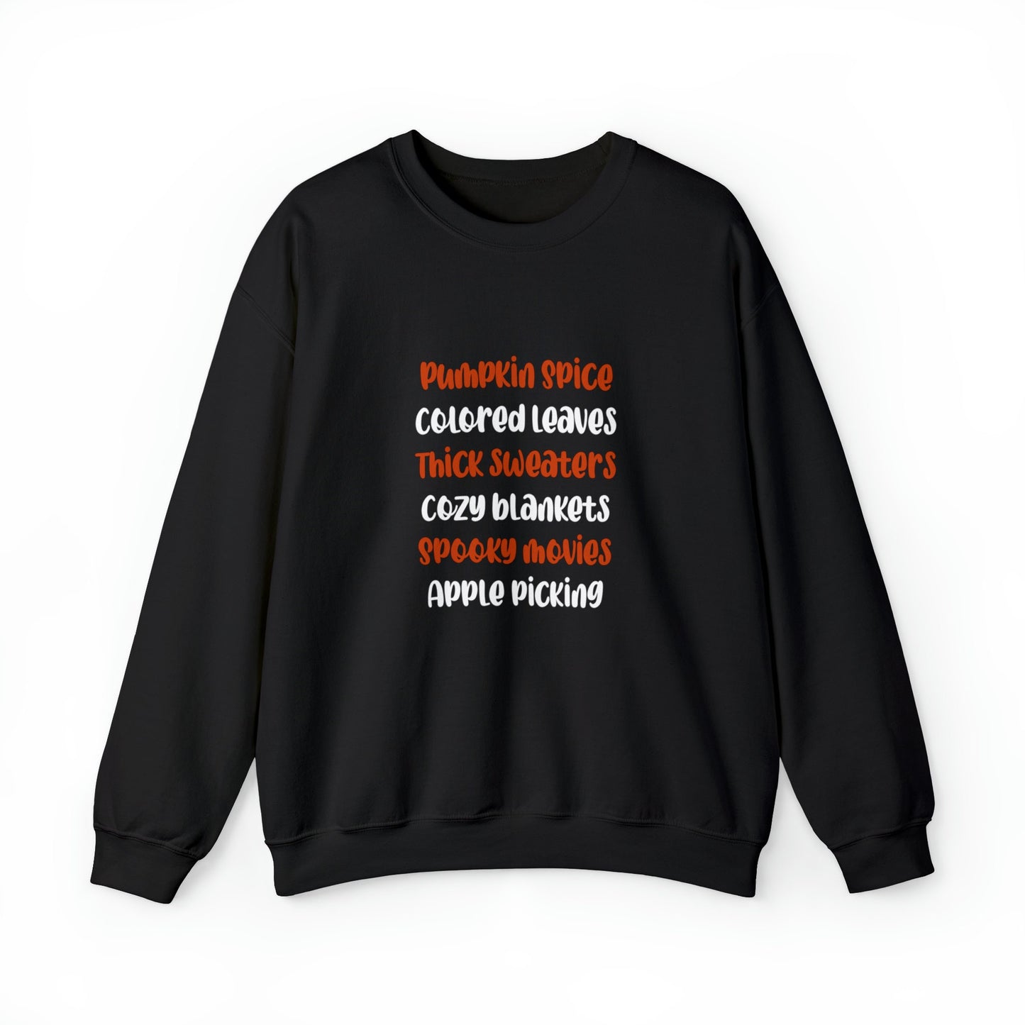 Fall Favorites AF Unisex Heavy Blend Crewneck Sweatshirt, Halloween Sweatshirt, Cotton Crewneck, SummerStyle Bracelets