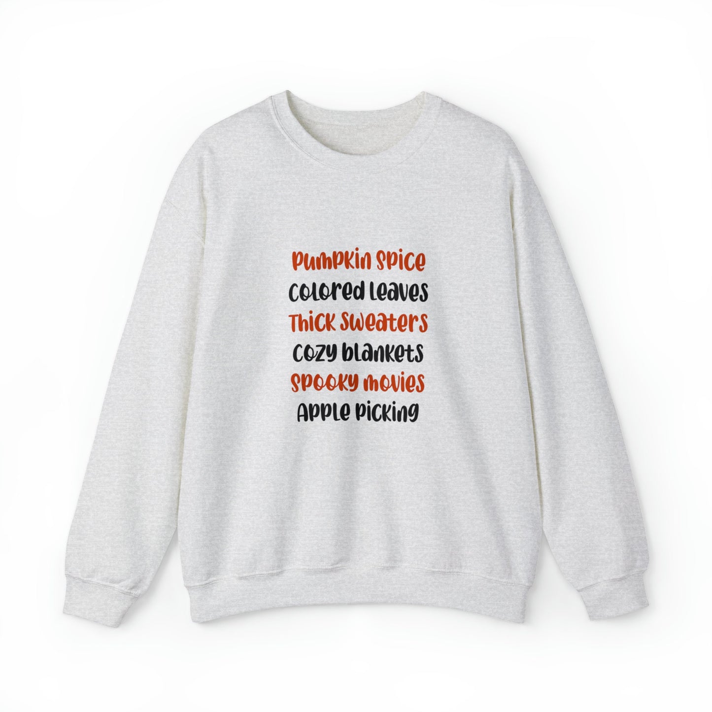Fall Favorites AF Unisex Heavy Blend Crewneck Sweatshirt, Halloween Sweatshirt, Cotton Crewneck, SummerStyle Bracelets