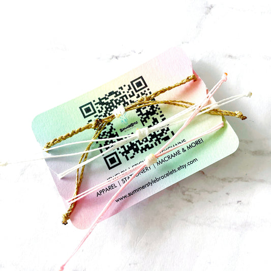 VALENTINE Gold Heart Bracelet Set, One of a Kind Bracelet Trio, Unique Bracelet Set, SummerStyle Bracelets