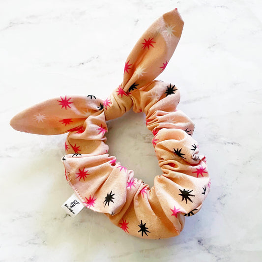 Atomic Stars Scrunchie, Scrunched Bow Hair Tie, Hair Accessories, Retro Gift, SummerStyle Bracelets