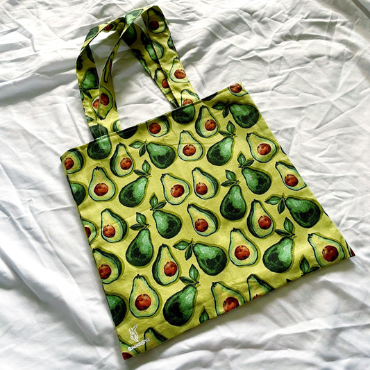 Rustic Avocado Reversible Bookish Tote Bag, Reversible Tote, Tablet Bag, Book Tote, SummerStyle Bracelets