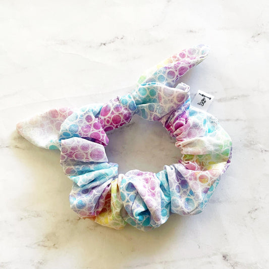 Mermaid Bubbles Bow Scrunchie, Hair Bow, Mermaid Gift, Hair Accessories, SummerStyle Bracelets