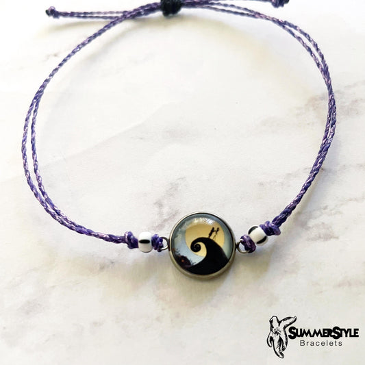 HALLOWEEN Spooky Hill Adjustable Waterproof Bracelet, Halloween Jewelry, Spooky Bracelet, SummerStyle Bracelets