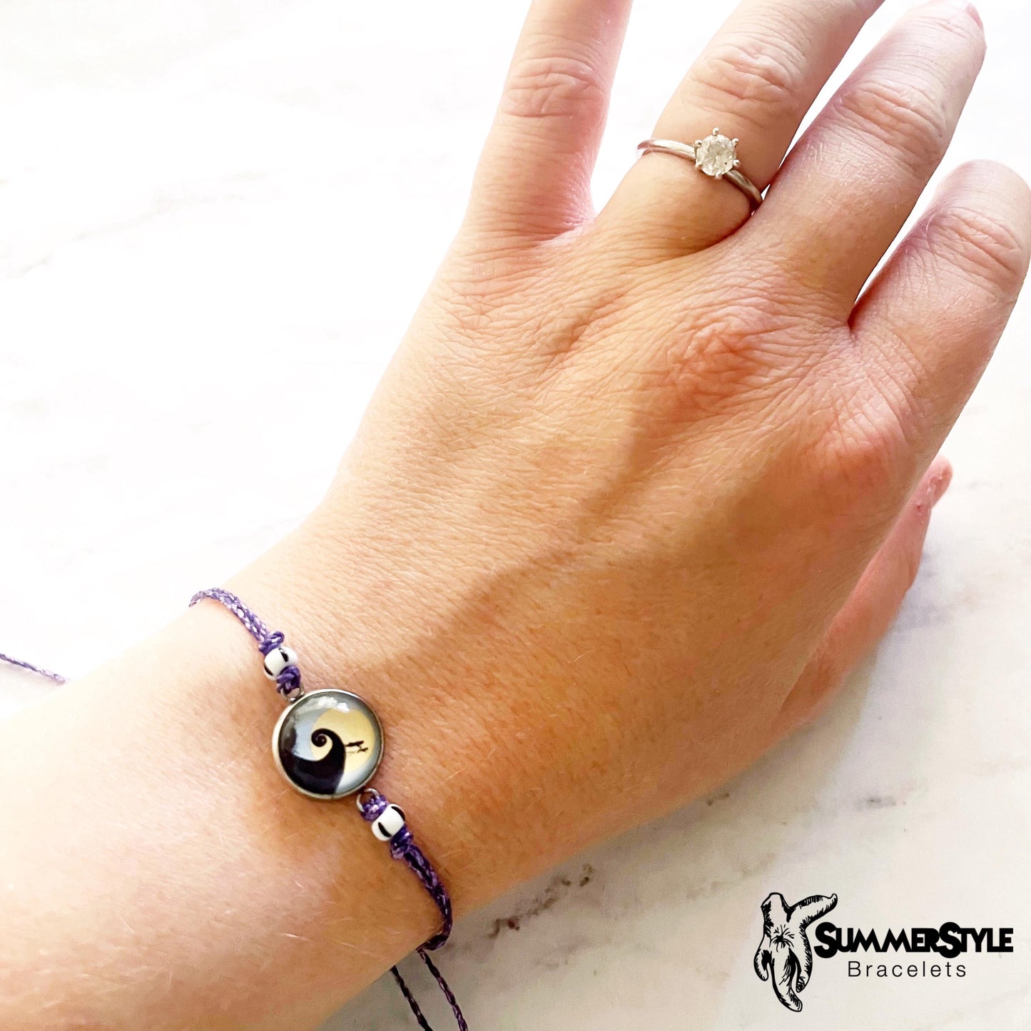 HALLOWEEN Spooky Hill Adjustable Waterproof Bracelet, Halloween Jewelry, Spooky Bracelet, SummerStyle Bracelets