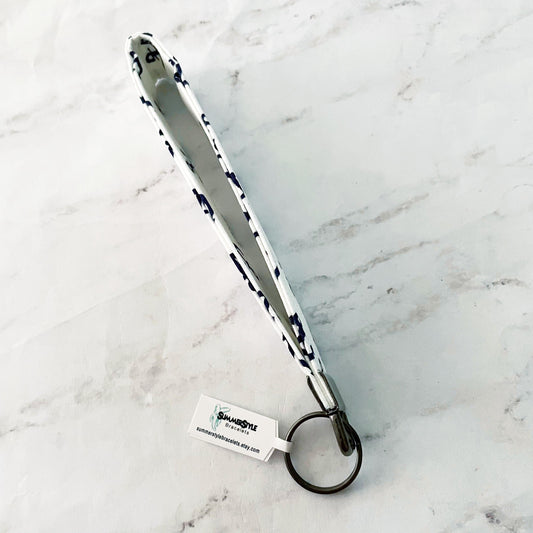 Nautical Anchor Key Fob Wristlet, 6.5in Wristlet Lanyard, Keychain Wristlet, SummerStyle Bracelets