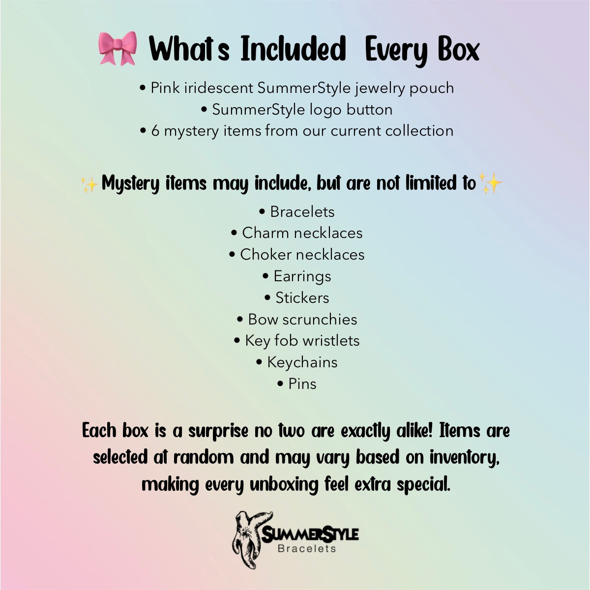 SummerStyle Jewelry & Accessories Mystery Box