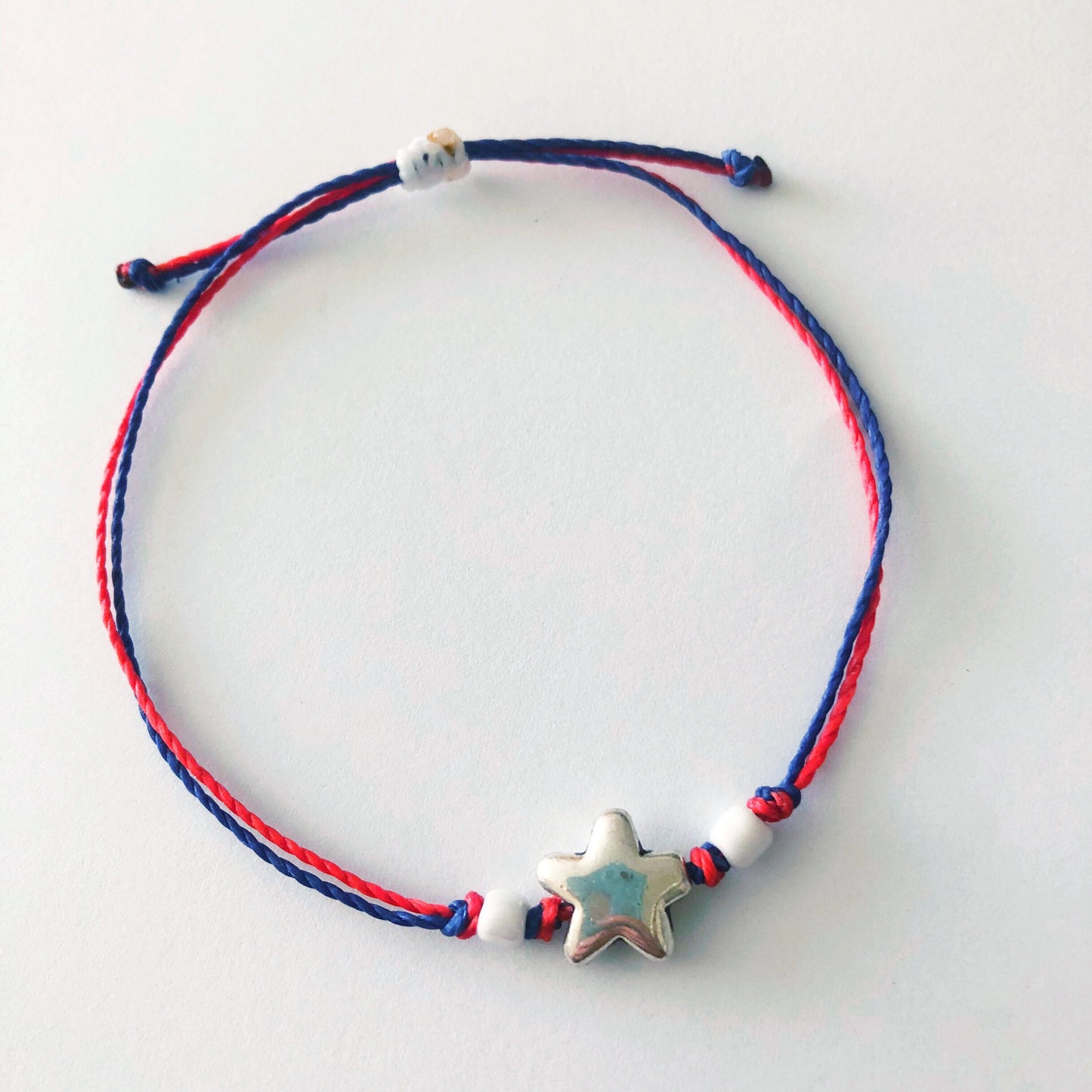 FOURTH OF JULY Patriotic Adjustable Water Resistant Bracelet Pack, Stars & Stripes Bracelet, Patriotic Jewelry, Waterproof Cord