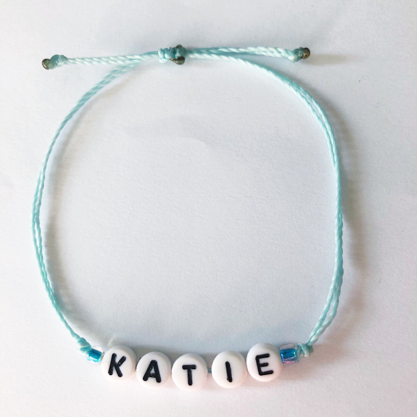 Custom Name Adjustable Waterproof Bracelet, Name Bracelet, Alpha Bracelet, Wax Cord Bracelet, Waterproof Cord