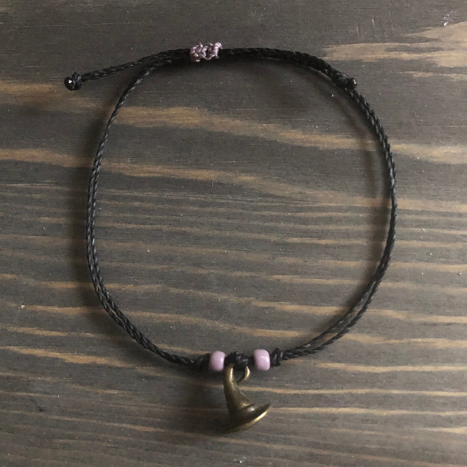 HALLOWEEN Witch Hat & Cauldron Adjustable Waterproof Bracelet Set | Halloween Jewelry | Wax Cord Bracelet | Waterproof Cord