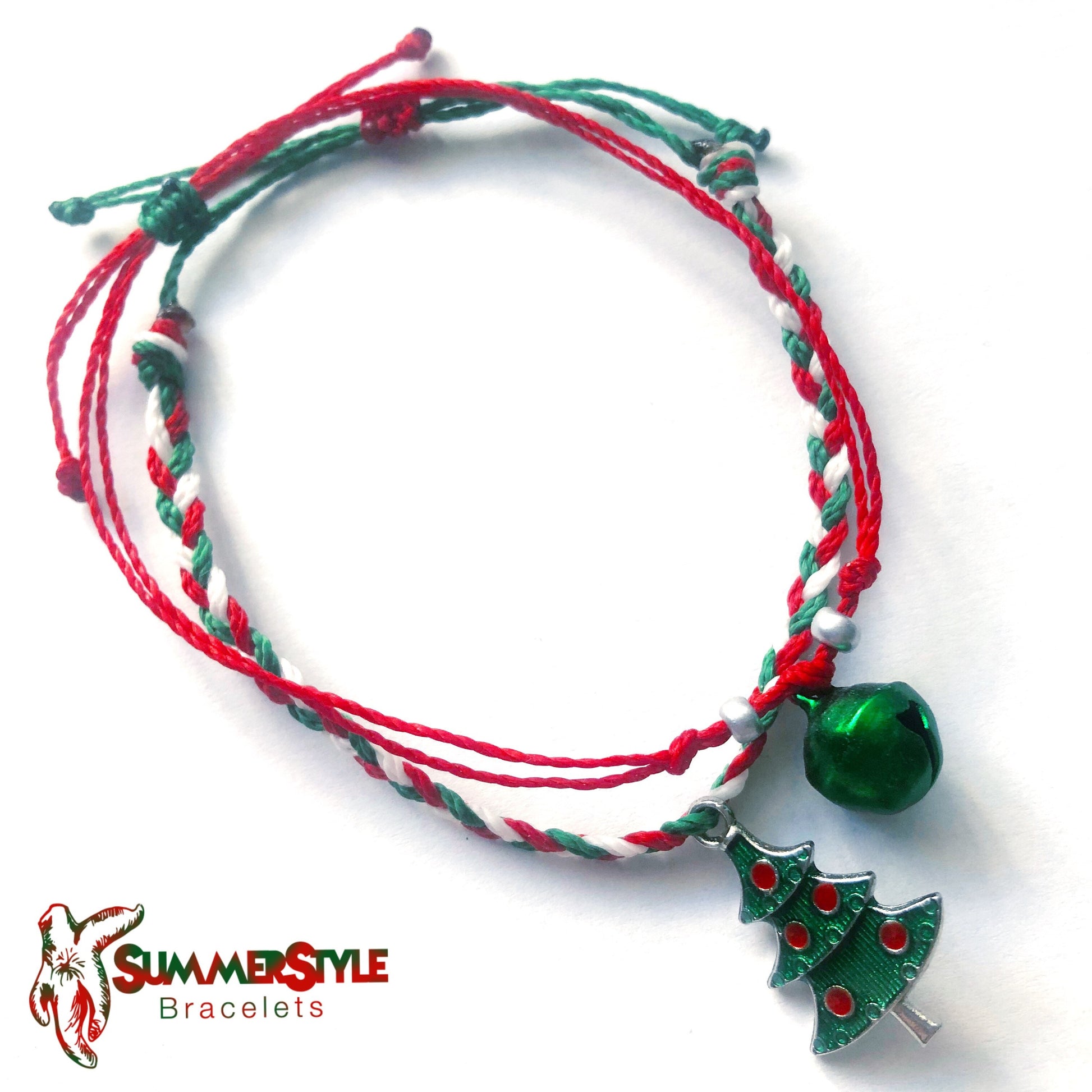 CHRISTMAS Tree & Bell Bracelet Set | Christmas Bracelet | Holiday Bracelet | SummerStyle Bracelets