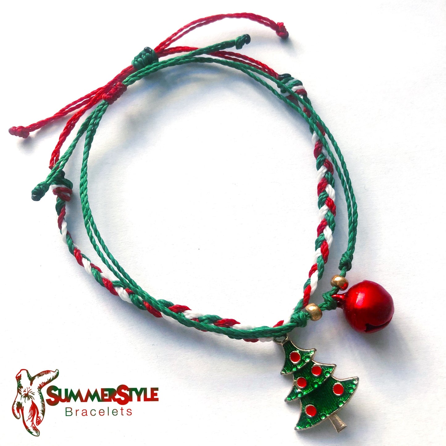 CHRISTMAS Tree & Bell Bracelet Set | Christmas Bracelet | Holiday Bracelet | SummerStyle Bracelets