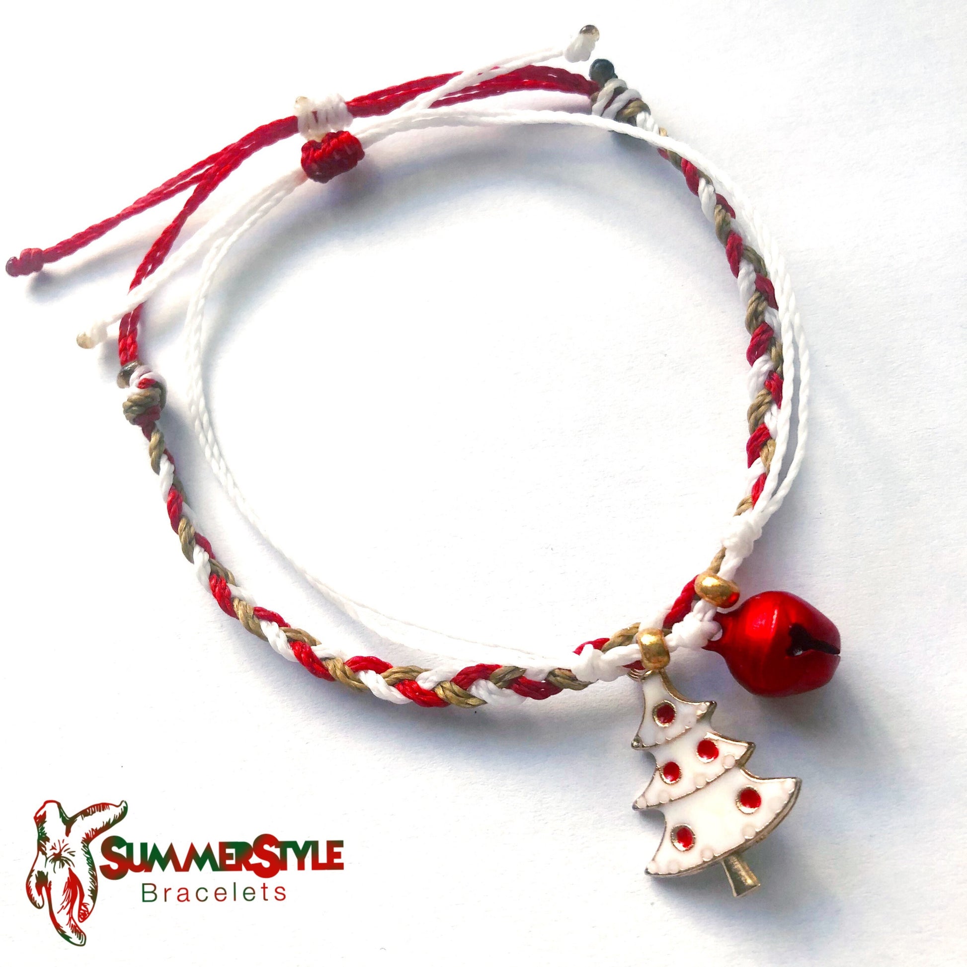 CHRISTMAS Tree & Bell Bracelet Set | Christmas Bracelet | Holiday Bracelet | SummerStyle Bracelets