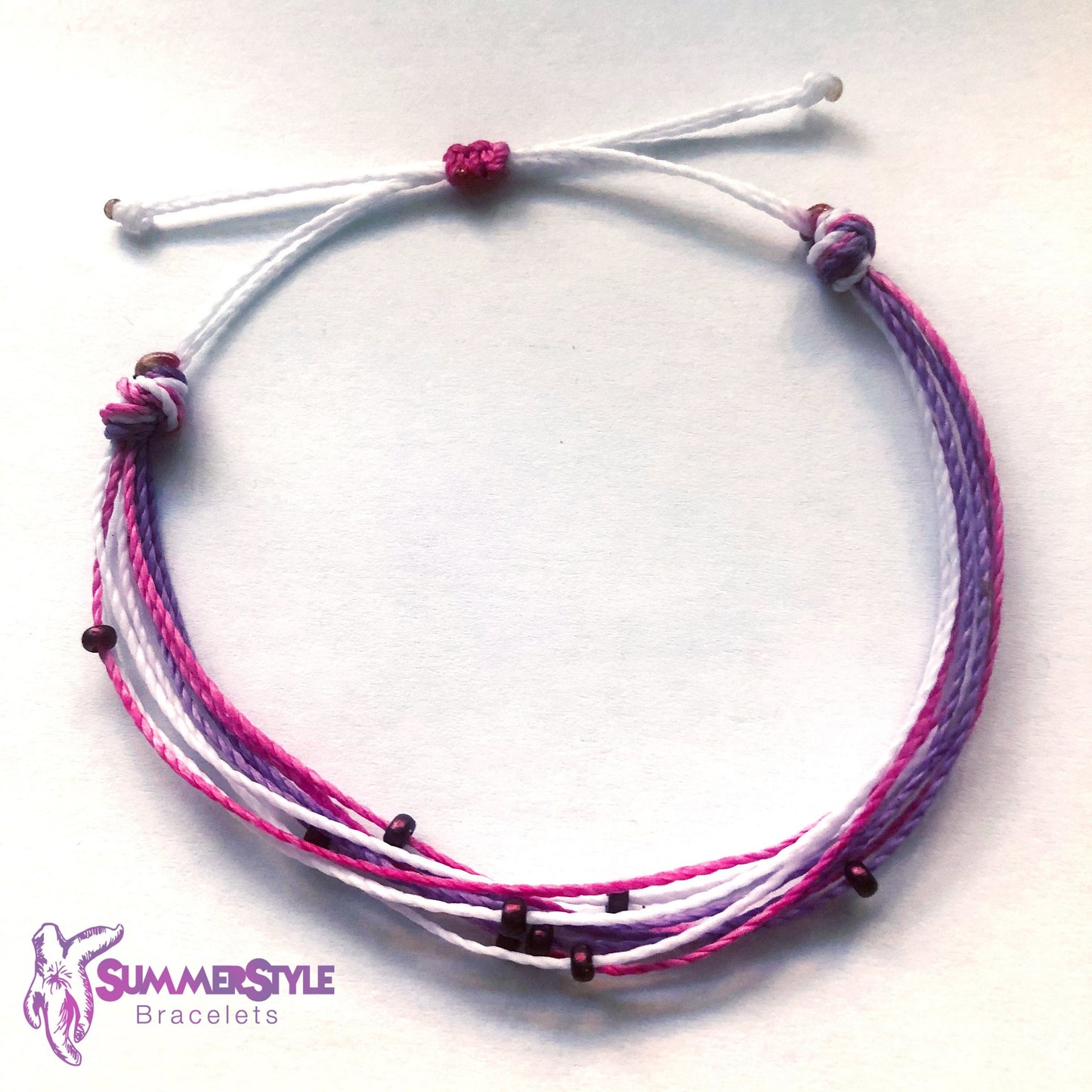 Grapes are my Jam Adjustable Waterproof Bracelet Pack, Grape Gift, Grape Bracelet, Wax Cord Bracelet, Waterproof Cord