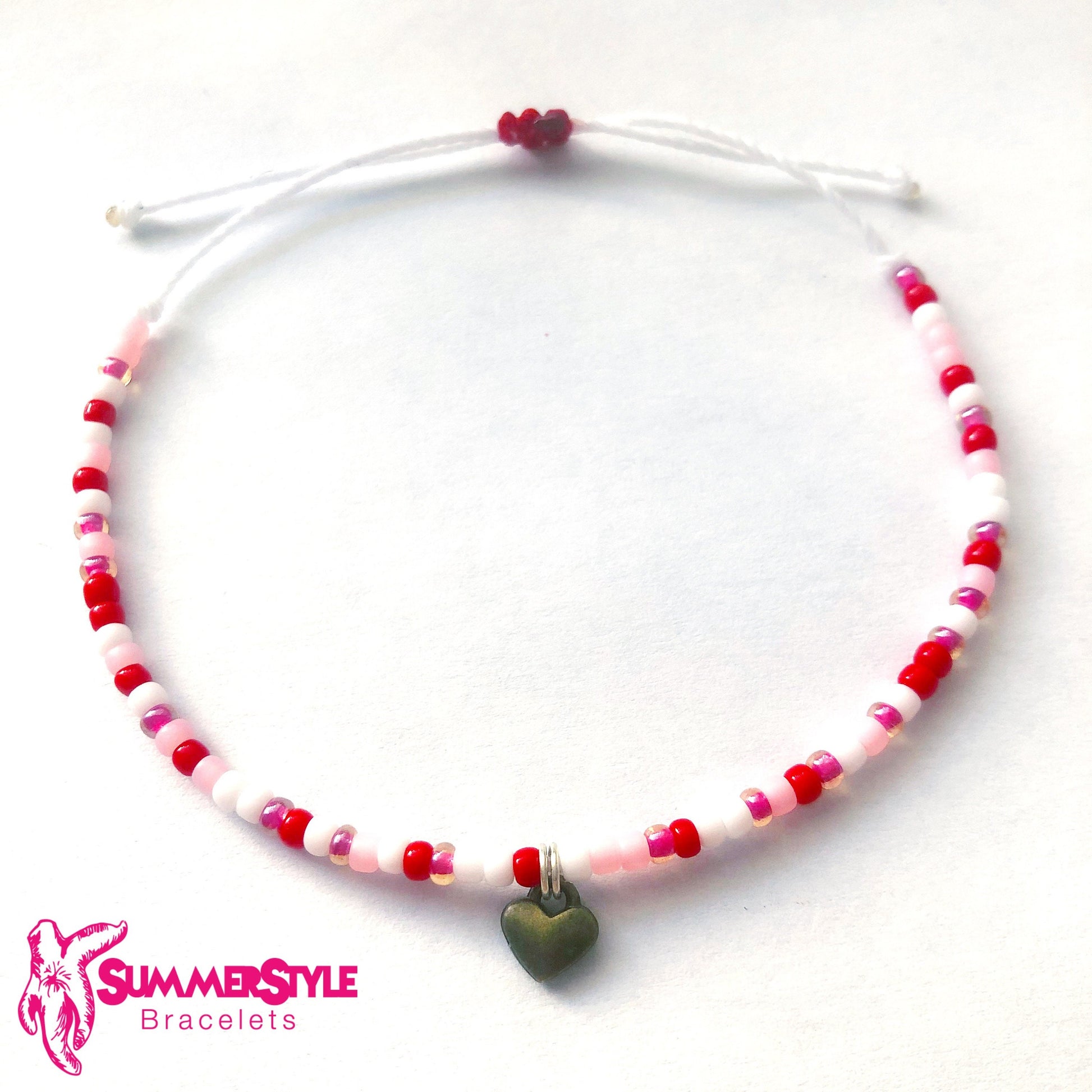 Be My Valentine Adjustable Waterproof Bracelet Pack | Valentine Bracelet | Valentine's Day Gift | Wax Cord Bracelet | Waterproof Cord