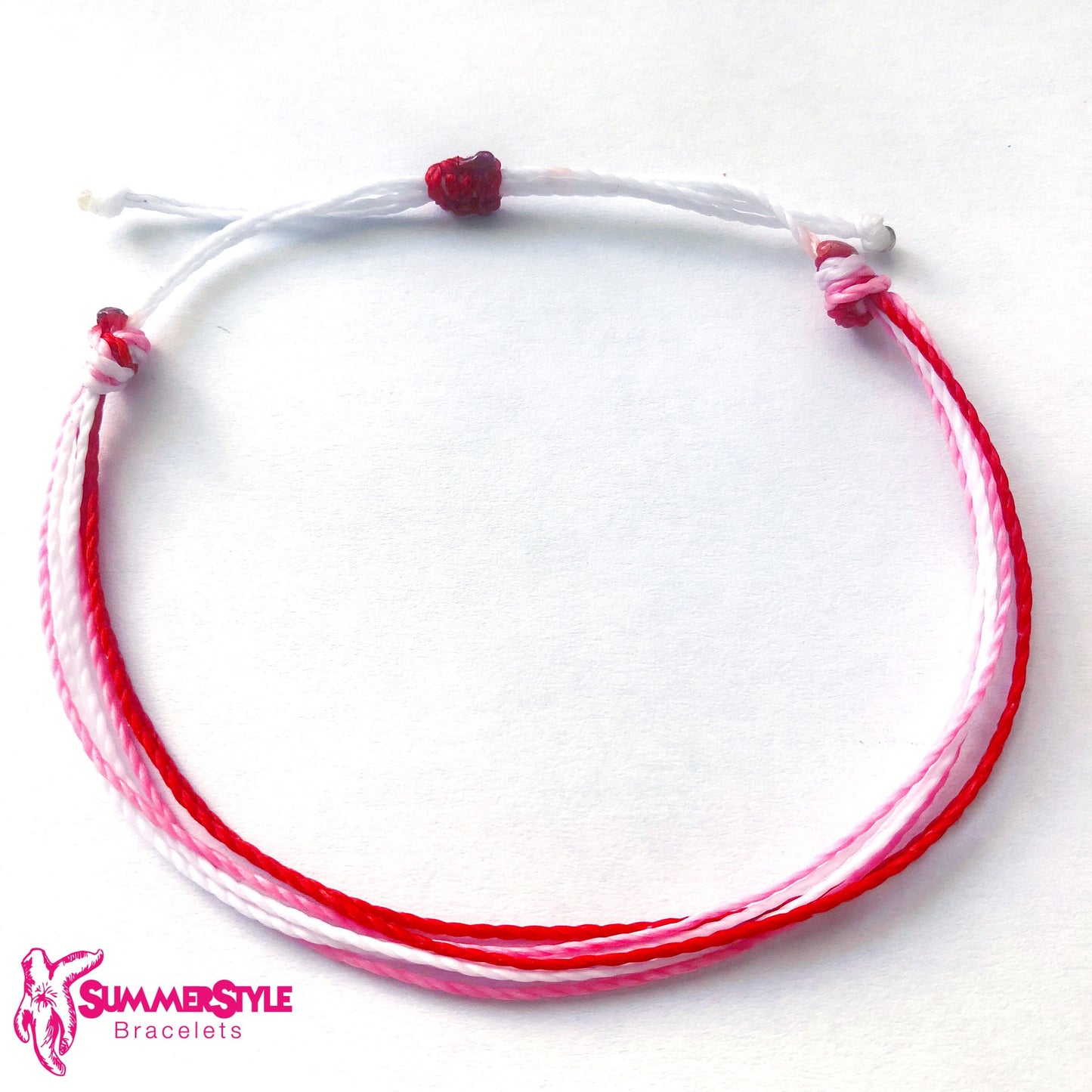 Be My Valentine Adjustable Waterproof Bracelet Pack | Valentine Bracelet | Valentine's Day Gift | Wax Cord Bracelet | Waterproof Cord