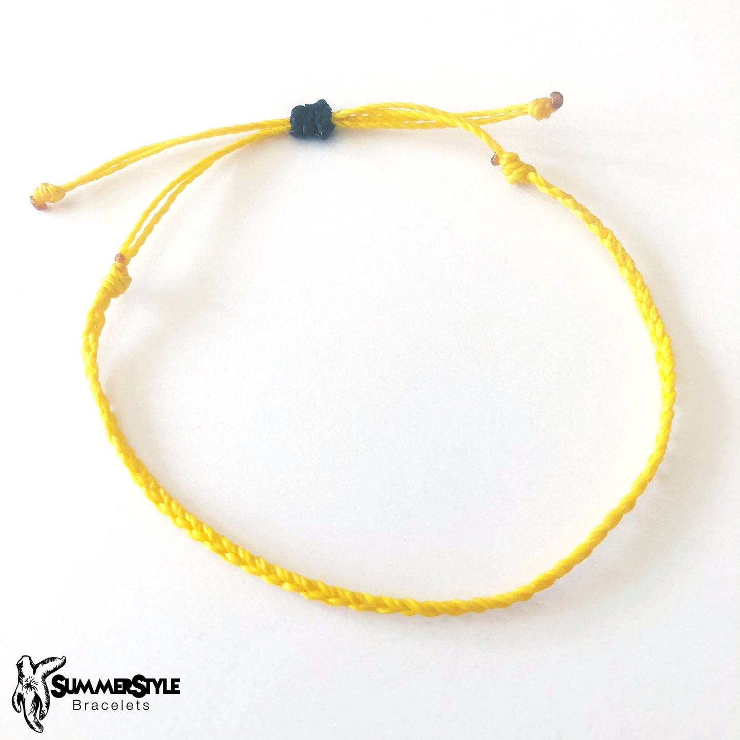 Sunny Sunflower Adjustable Waterproof Bracelet Pack, Sunflower Gift, Sunflower Bracelet, Wax Cord Bracelet, SummerStyle Bracelets