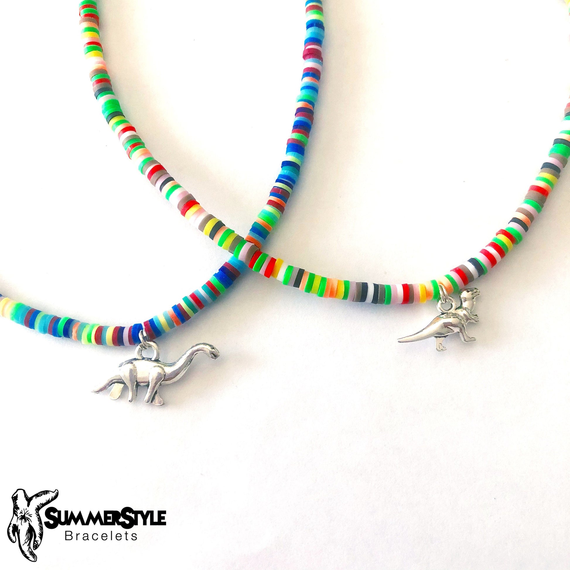 Dinosaur Charm Choker, Dinosaur Necklace, Choker Necklace, Dinosaur Jewelry, SummerStyle Bracelets