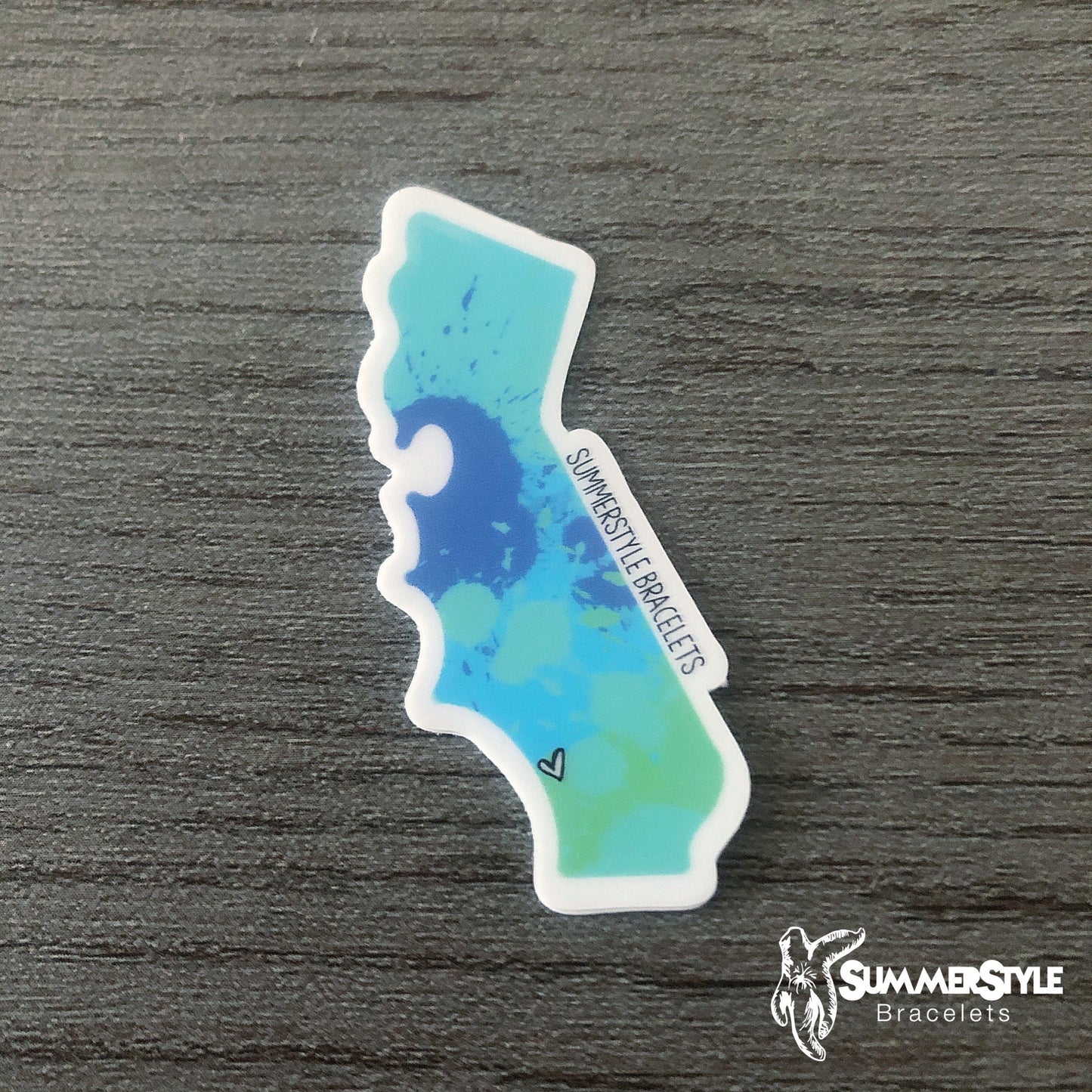 MINI SoCal Love Waterproof Sticker, California Sticker, Waterproof Decals, Mini Stickers, Water Bottle Stickers, SummerStyle Bracelets