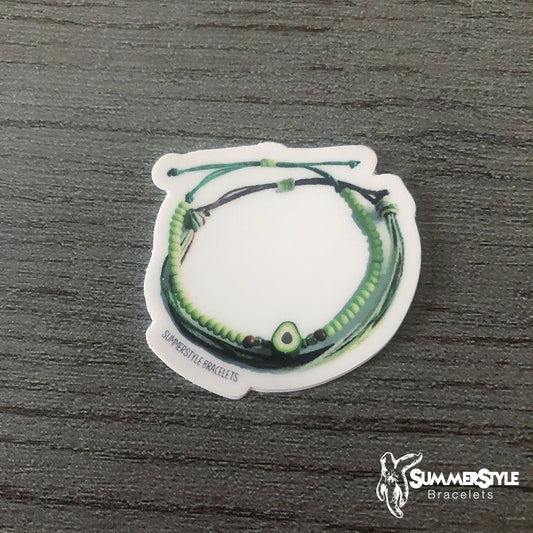 MINI It’s an Avocado Bracelet Pack Waterproof Sticker, Avocado Sticker, Mini Stickers, Water Bottle Stickers, SummerStyle Bracelets