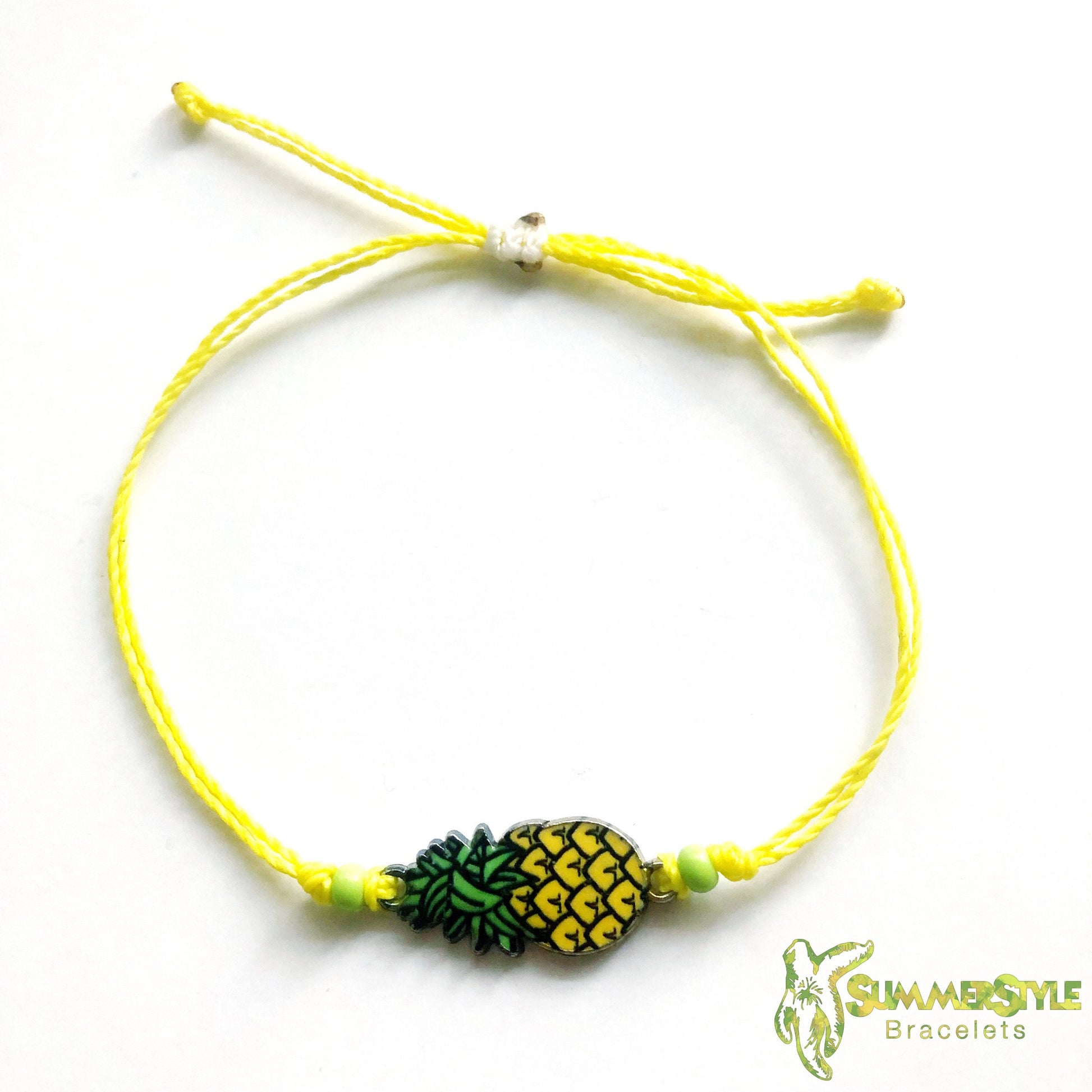 Pineapple Adjustable Waterproof Bracelet Pack, Pineapple Bracelet, Pineapple Jewelry, SummerStyle Bracelets