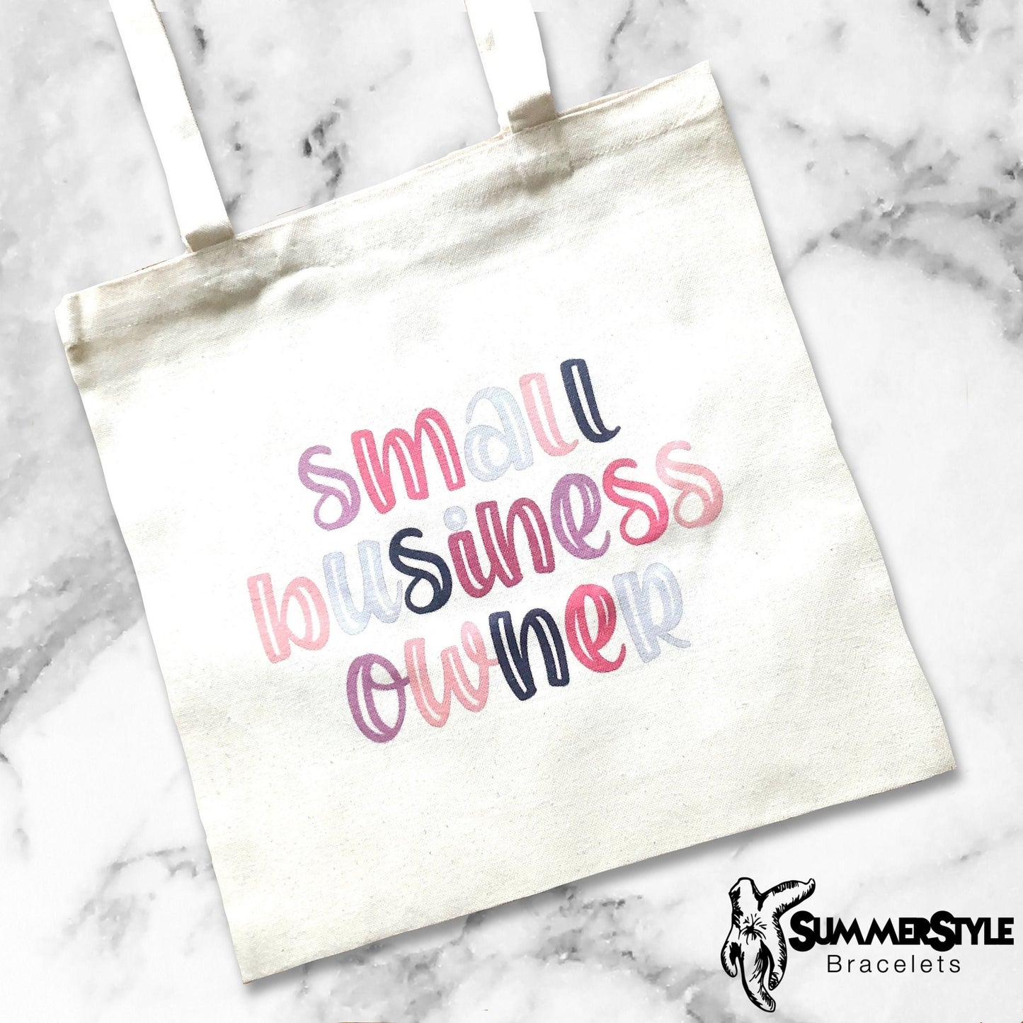 Small Business Owner Classic Canvas Tote Bag, Small Business Owner Swag, Canvas Tote, Happy Mail Bag, SummerStyle Bracelets