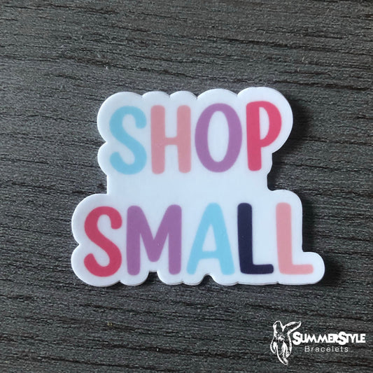 Shop Small Waterproof Sticker, Small Shop Sticker, Waterproof Decals, Stickers, Water Bottle Stickers, SummerStyle Bracelets