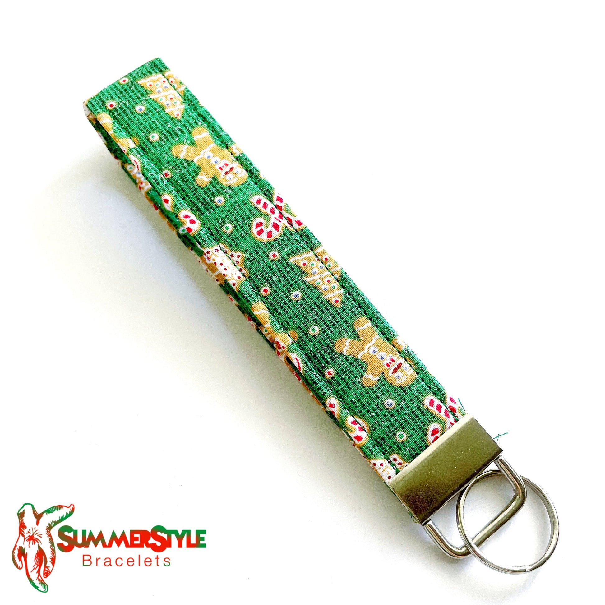 CHRISTMAS Key Fob WristletS | 6.5in Wristlet Lanyard | Keychain Wristlet | Handmade Lanyard | SummerStyle Bracelets