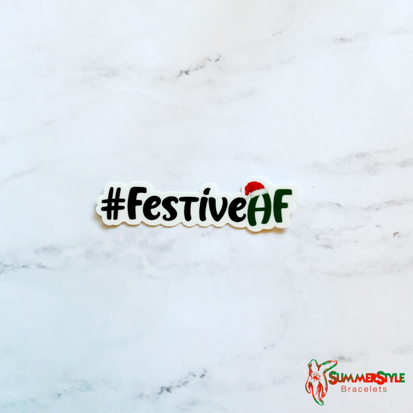 CHRISTMAS Stickers | Festive Sticker | Holiday Sticker | Waterproof Decals | Stickers | Water Bottle Stickers | SummerStyle Bracelets