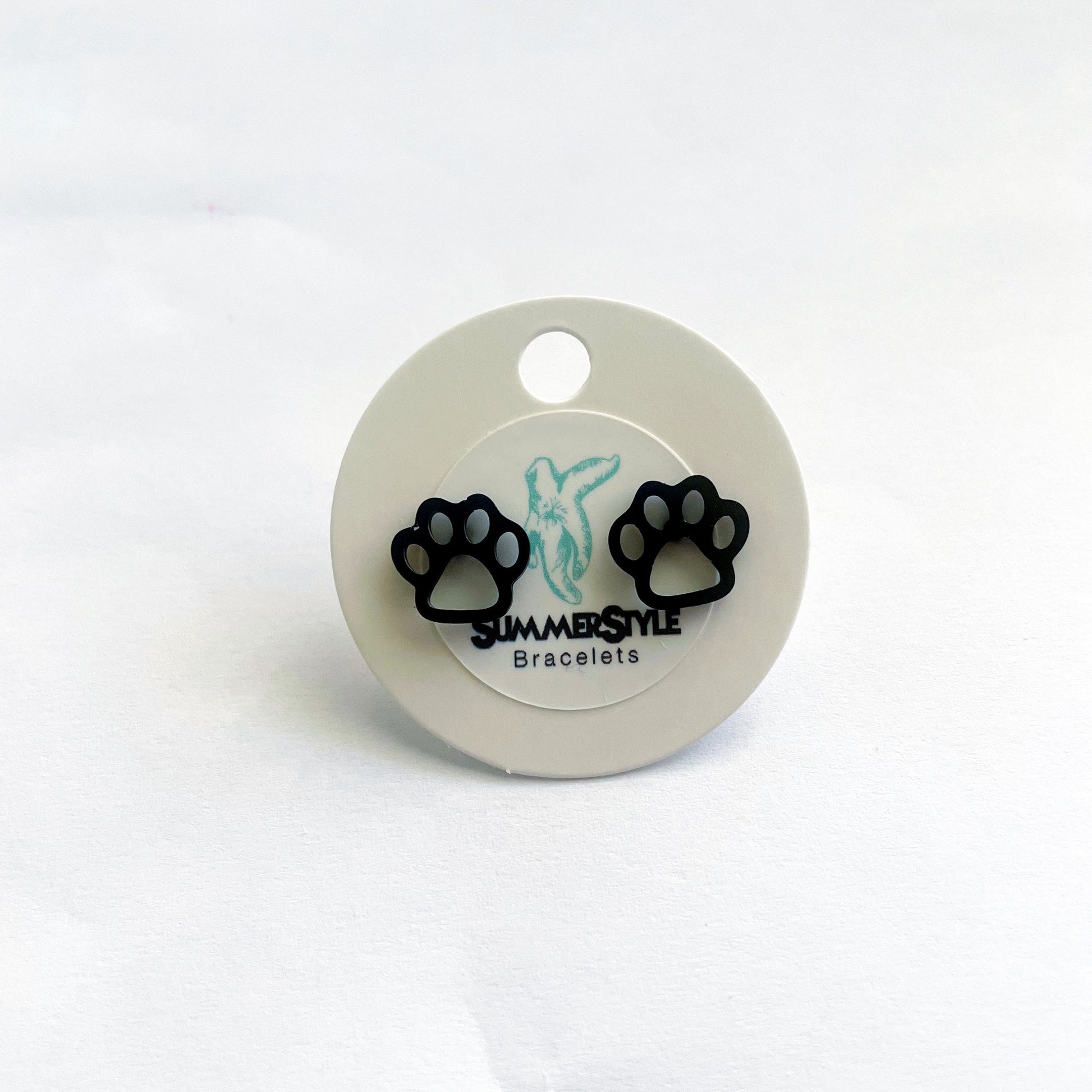 Paw Print Stud Earrings, Stud Earrings, Pet Studs, Dog Earrings, Cat Earrings, SummerStyle Bracelets