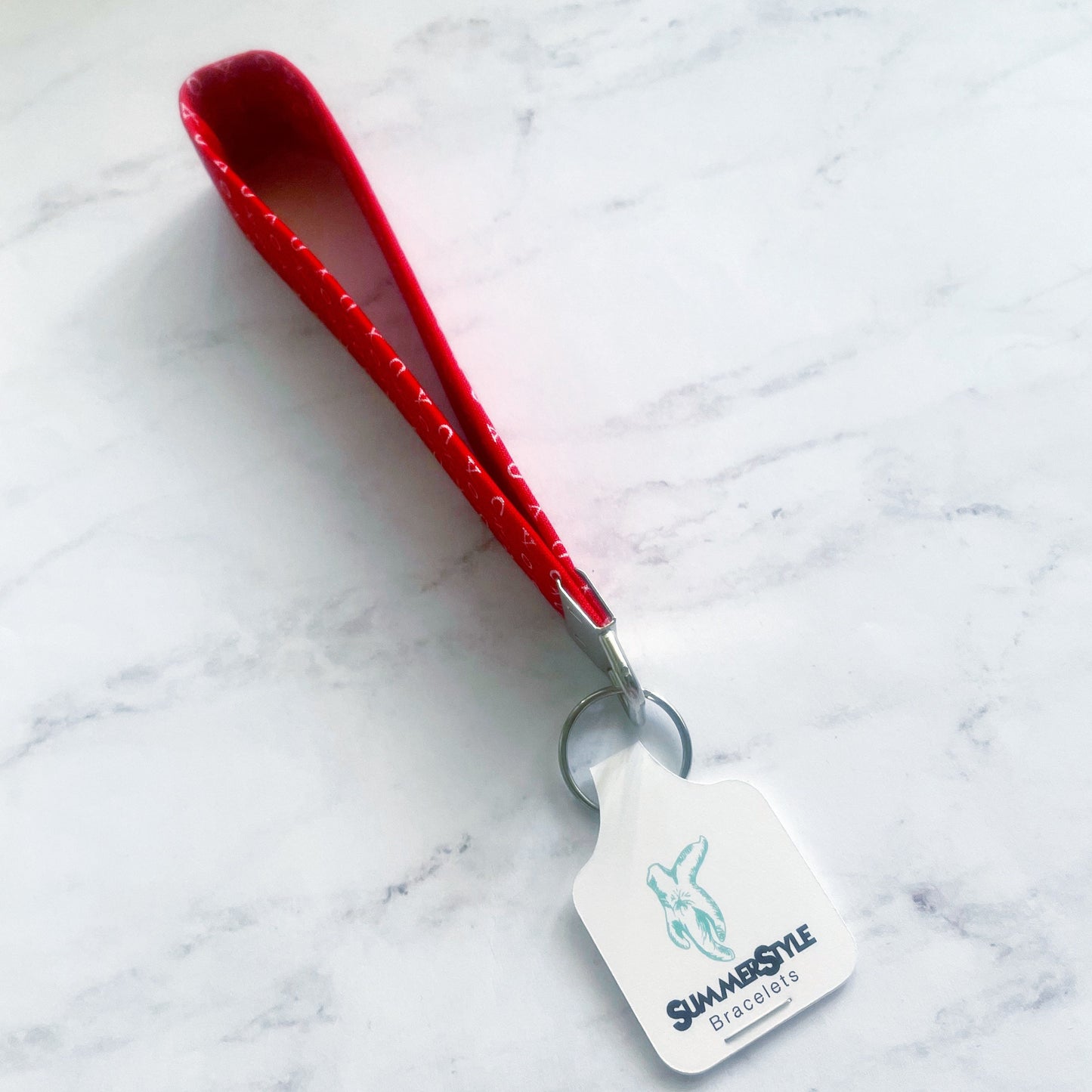 VALENTINE Red XOXO Key Fob Wristlet, Wristlet Lanyard, Keychain Wristlet, Handmade Lanyard, SummerStyle Bracelets