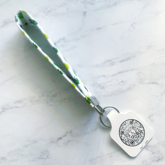 ST PATRICKS DAY Shamrock Key Fob Wristlet | 6.5in Wristlet Lanyard | Keychain Wristlet | Handmade Lanyard | SummerStyle Bracelets