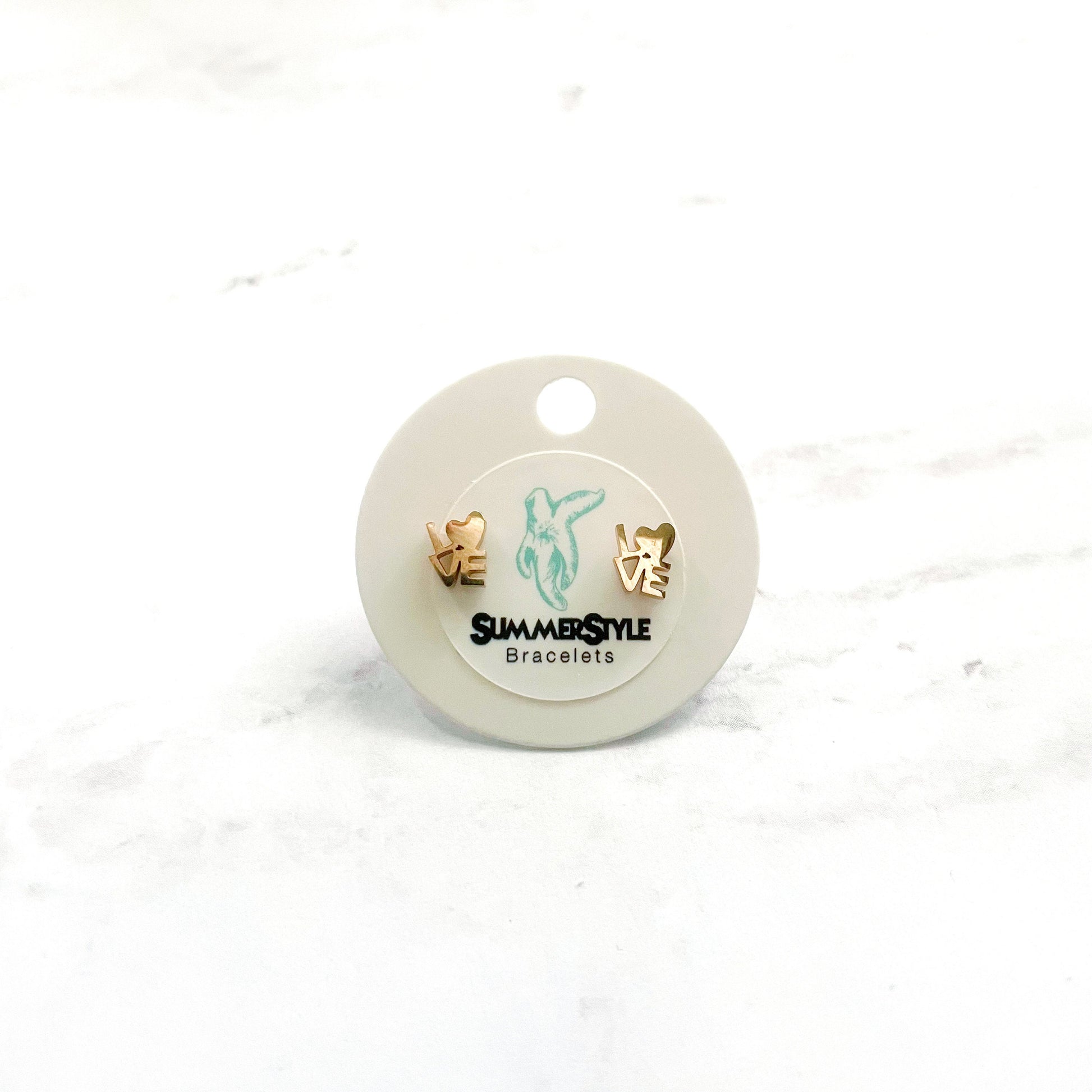 VALENTINE Rose Gold Love Heart Heart Mini Stud Earrings, Valentine Earrings, Valentine Jewelry, SummerStyle Bracelets