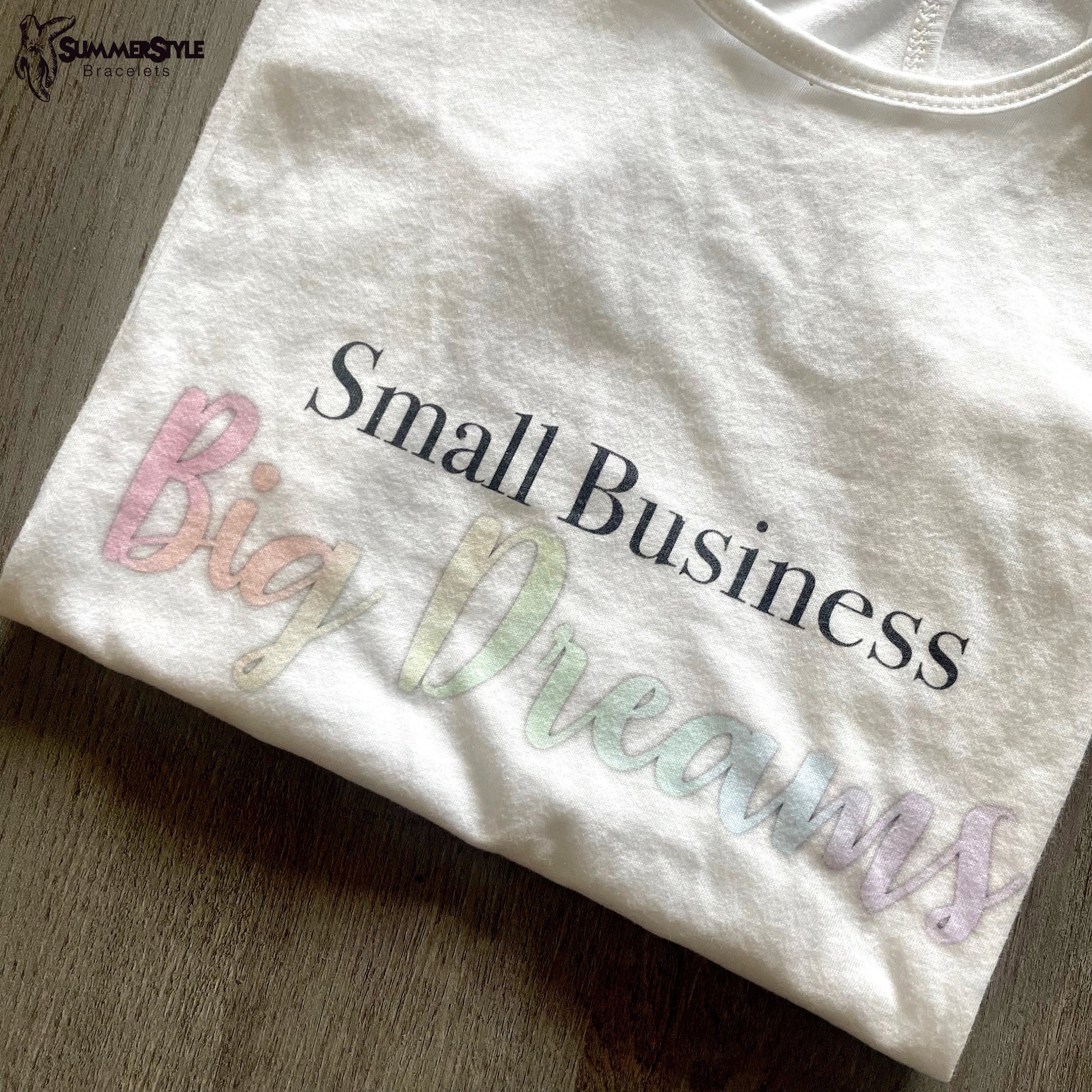 Small Business Big Dreams Womens Racerback Tank Top, Small Biz Tank, Cotton Tank Top, SummerStyle Bracelets