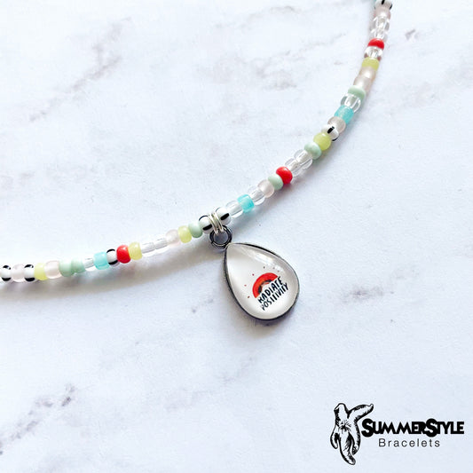 Radiate Positivity Seed Bead Choker, Choker Necklace, Seed Bead Choker, Summer Jewelry, SummerStyle Bracelets