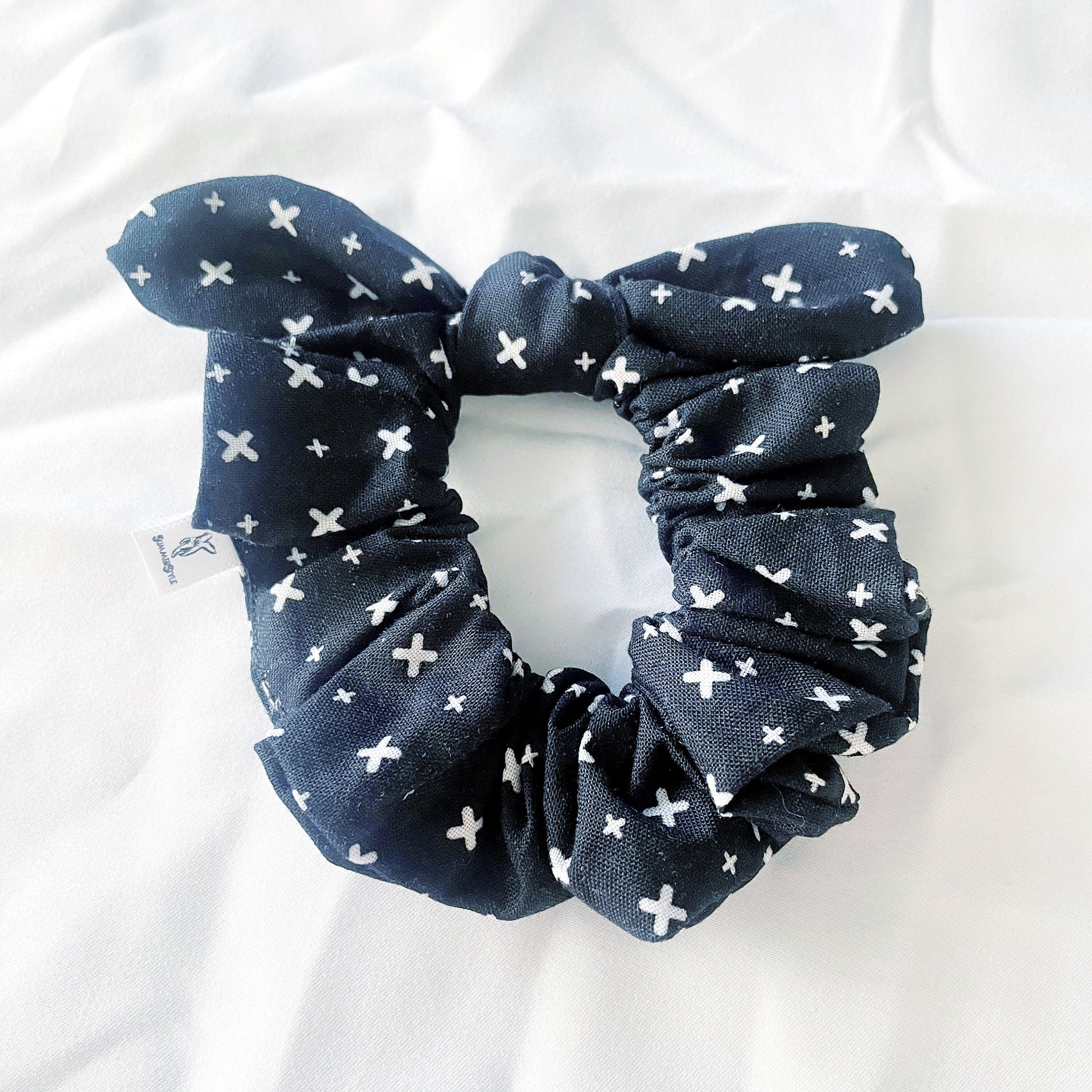 Ghostly Gray Scrunchie, Halloween Accessories, Hair Bow, Hair Accessories, Bow Hair Tie, SummerStyle Bracelets