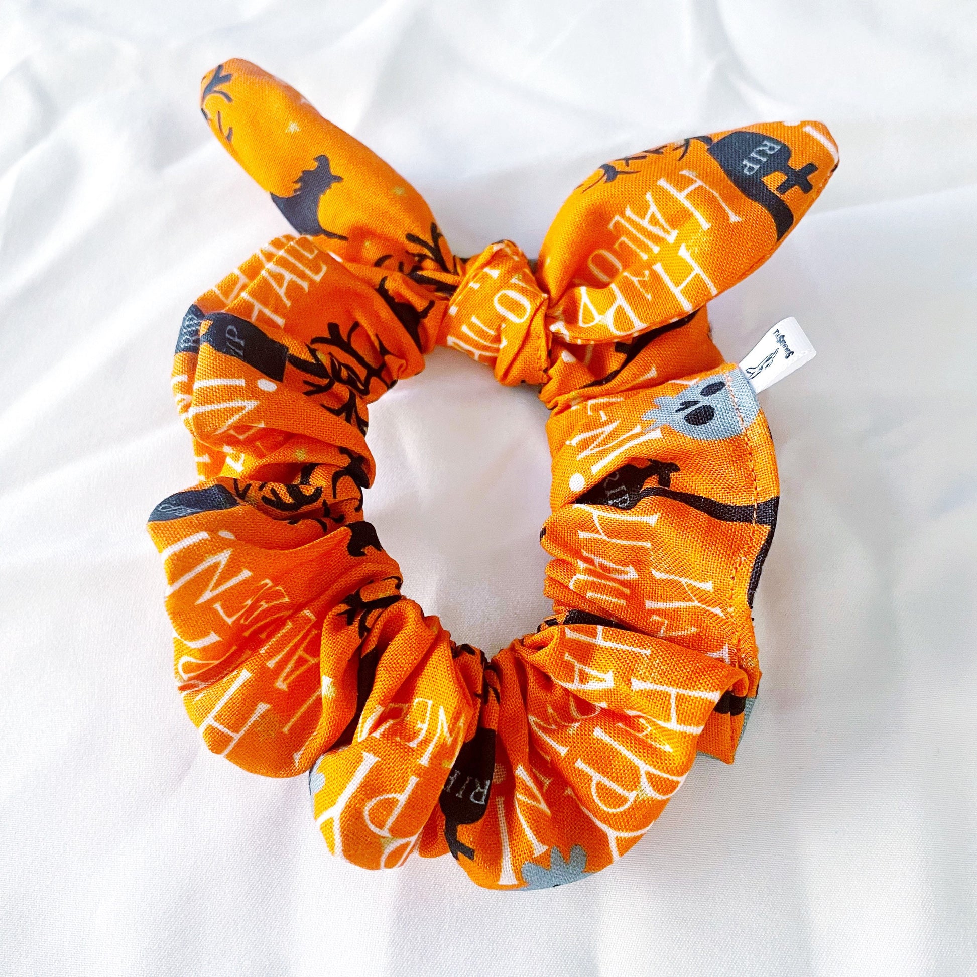 Haunted House Scrunchie, Halloween Accessories, Hair Bow, Hair Accessories, Bow Hair Tie, SummerStyle Bracelets