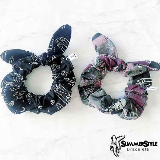 Witchy Vibes Scrunchie, Halloween Accessories, Hair Bow, Hair Accessories, Bow Hair Tie, SummerStyle Bracelets