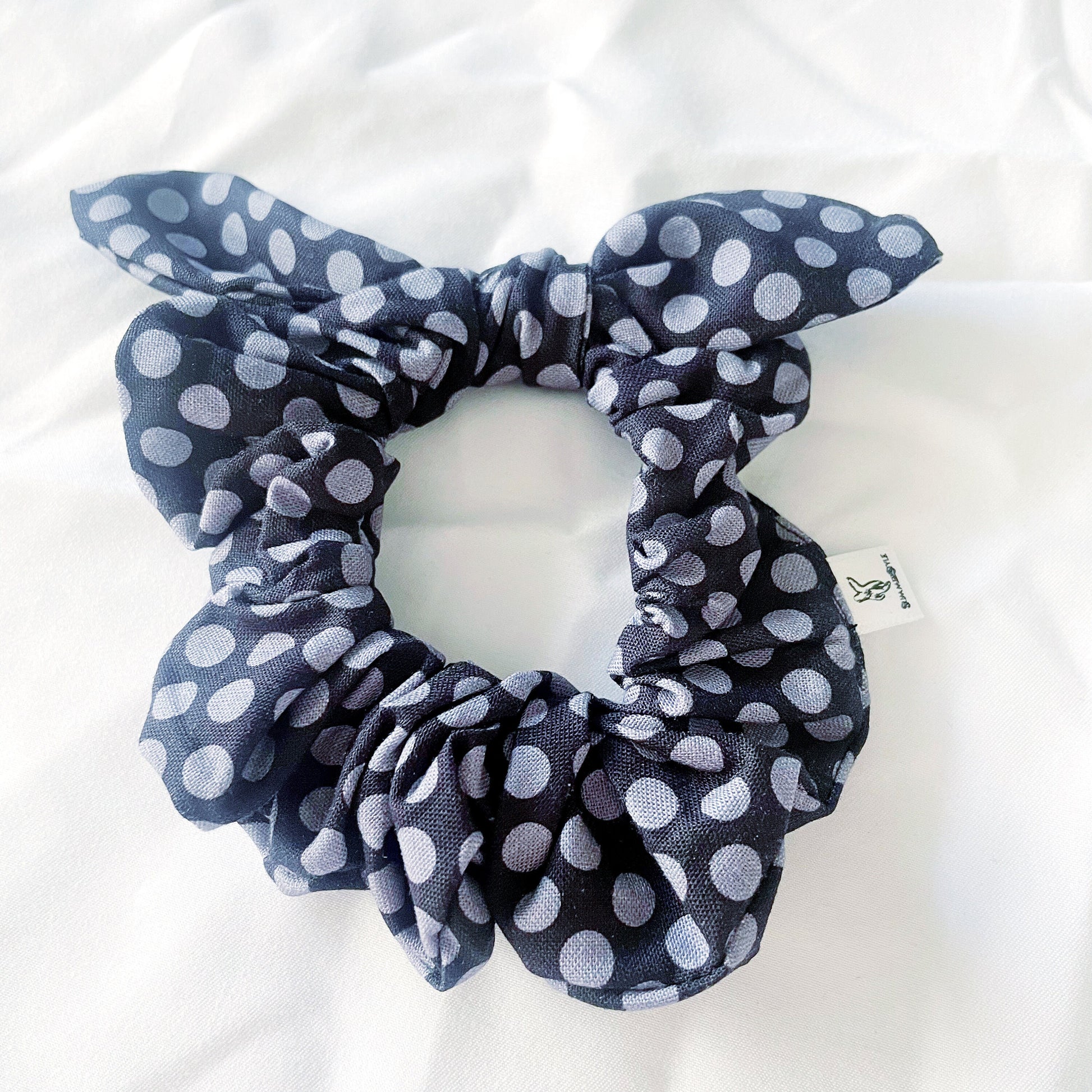 Ghostly Gray Scrunchie, Halloween Accessories, Hair Bow, Hair Accessories, Bow Hair Tie, SummerStyle Bracelets