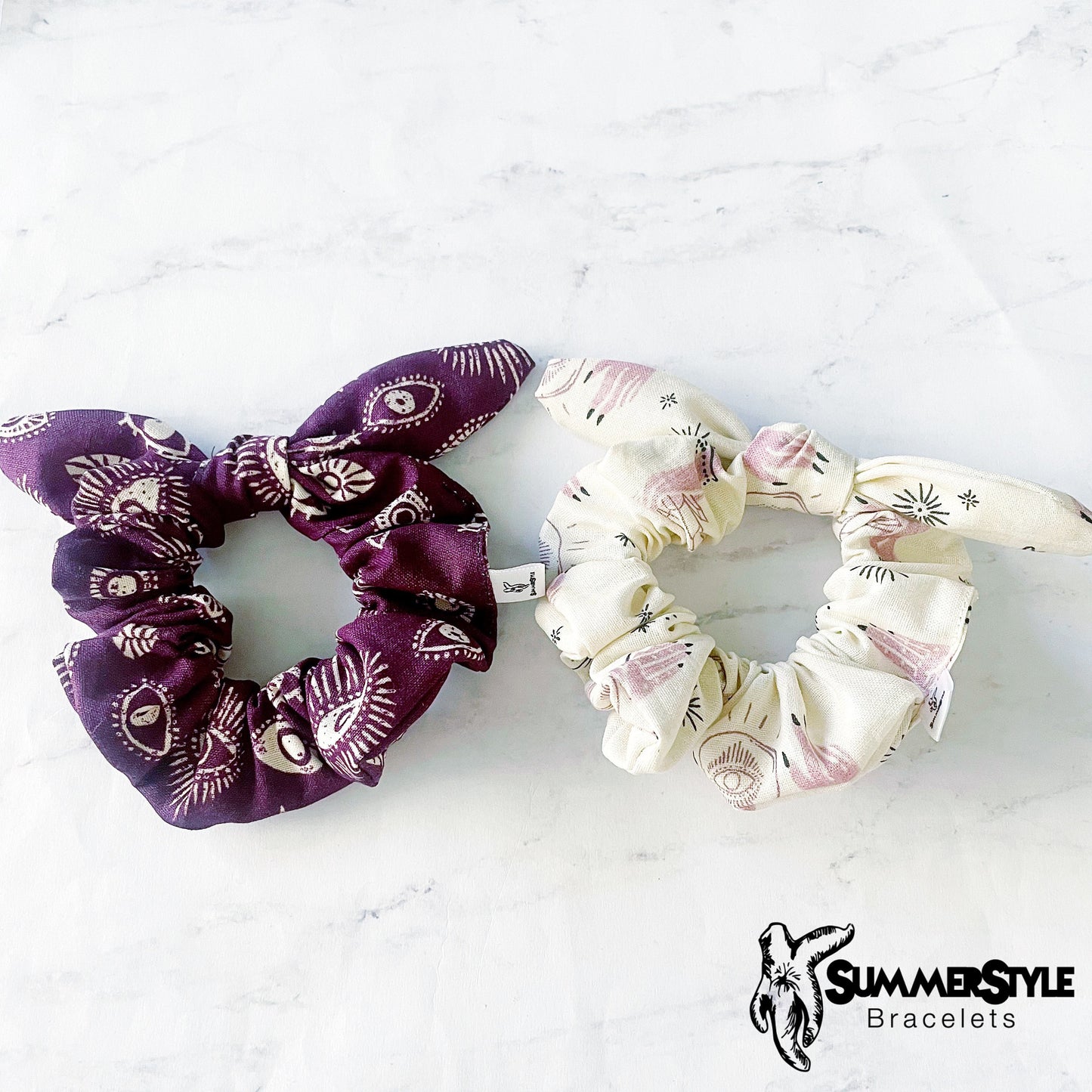 Fortune Teller Scrunchie, Halloween Accessories, Hair Bow, Hair Accessories, Bow Hair Tie, SummerStyle Bracelets