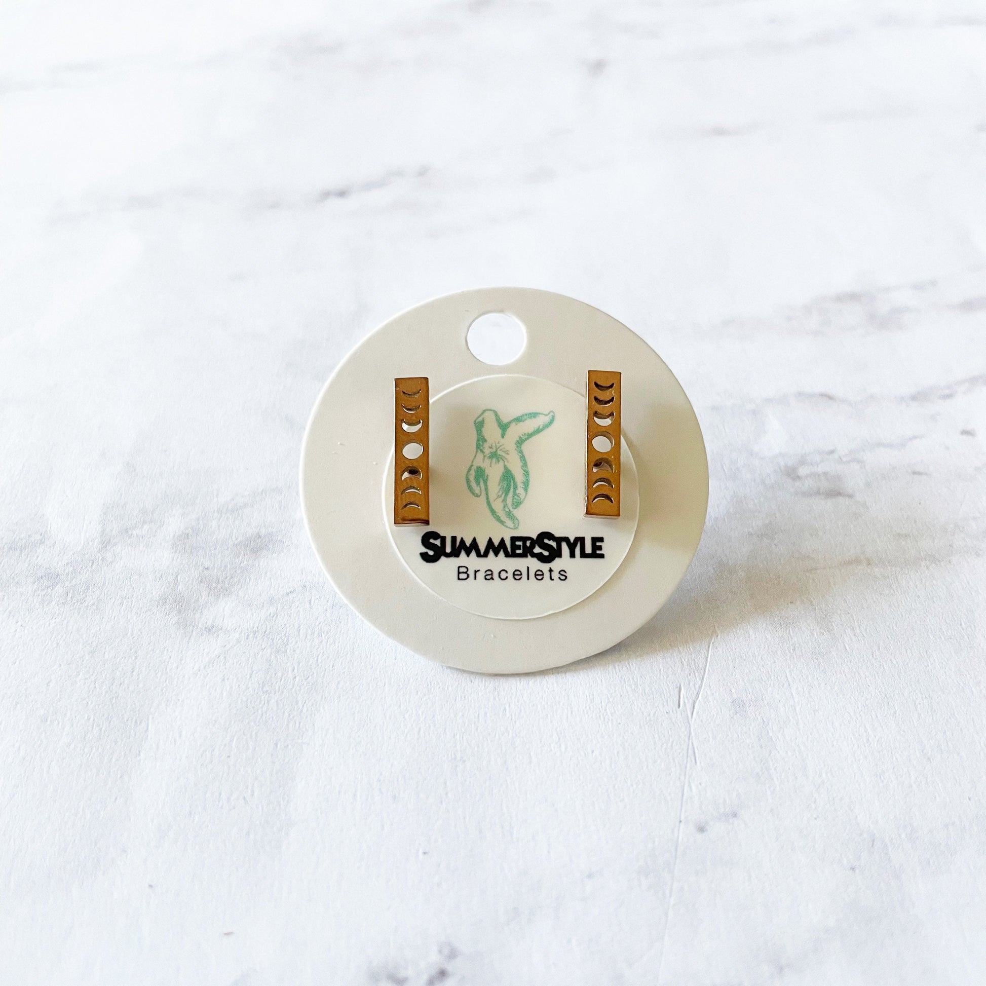 Moon Phase Stud Earrings, Stainless Steel Earrings, Celestial Earrings, Halloween Earrings, SummerStyle Bracelets