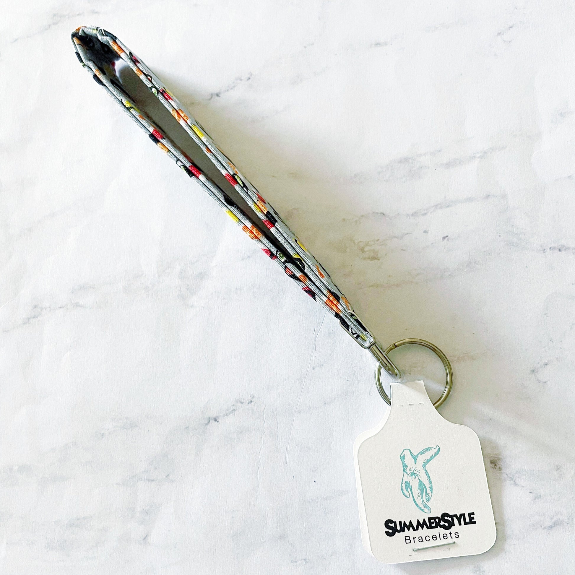 Sushi Key Fob Wristlet, 6.5in Wristlet Lanyard, Keychain Wristlet, Handmade Lanyard, SummerStyle Bracelets