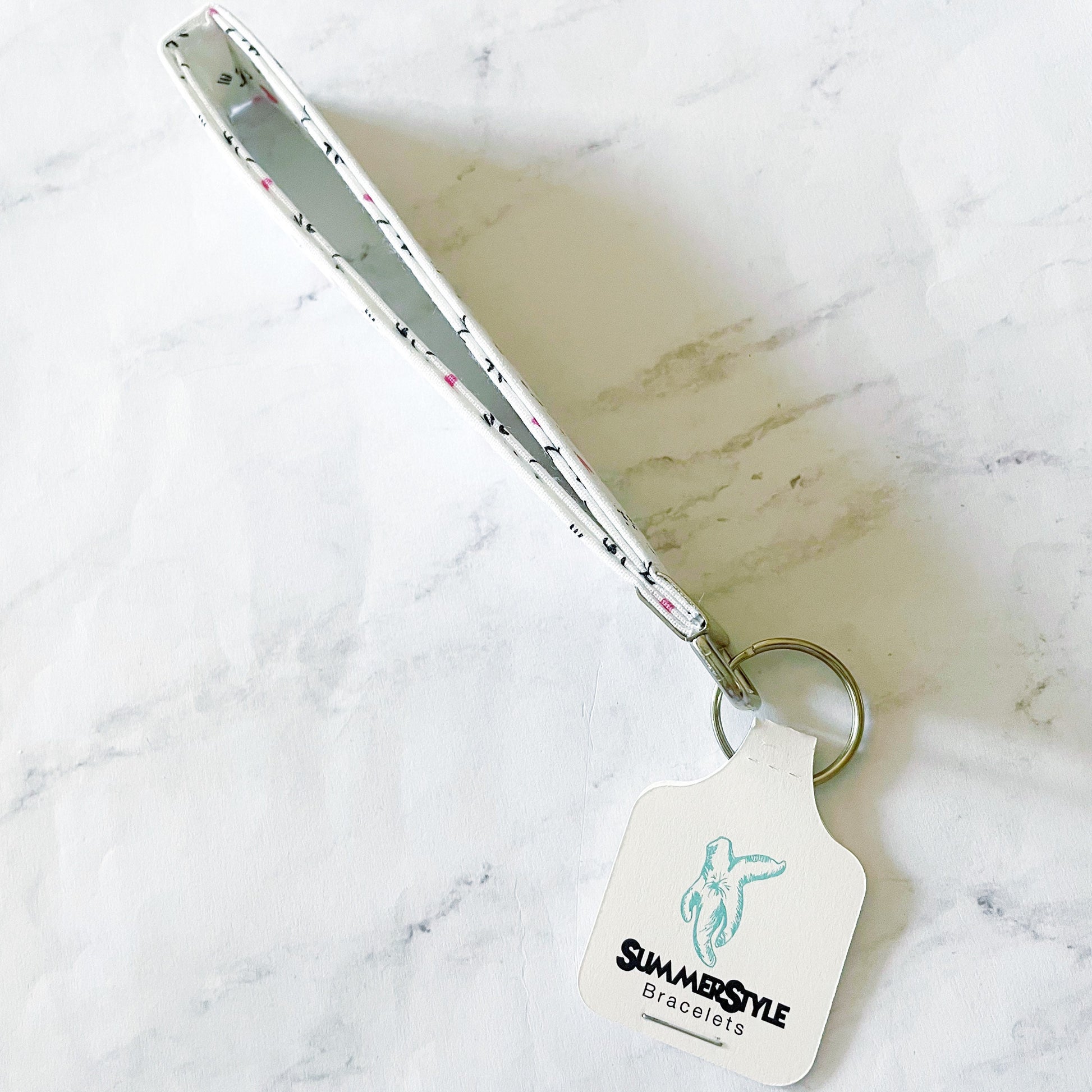 Kitten Key Fob Wristlet, 6.5in Wristlet Lanyard, Keychain Wristlet, Handmade Lanyard, SummerStyle Bracelets