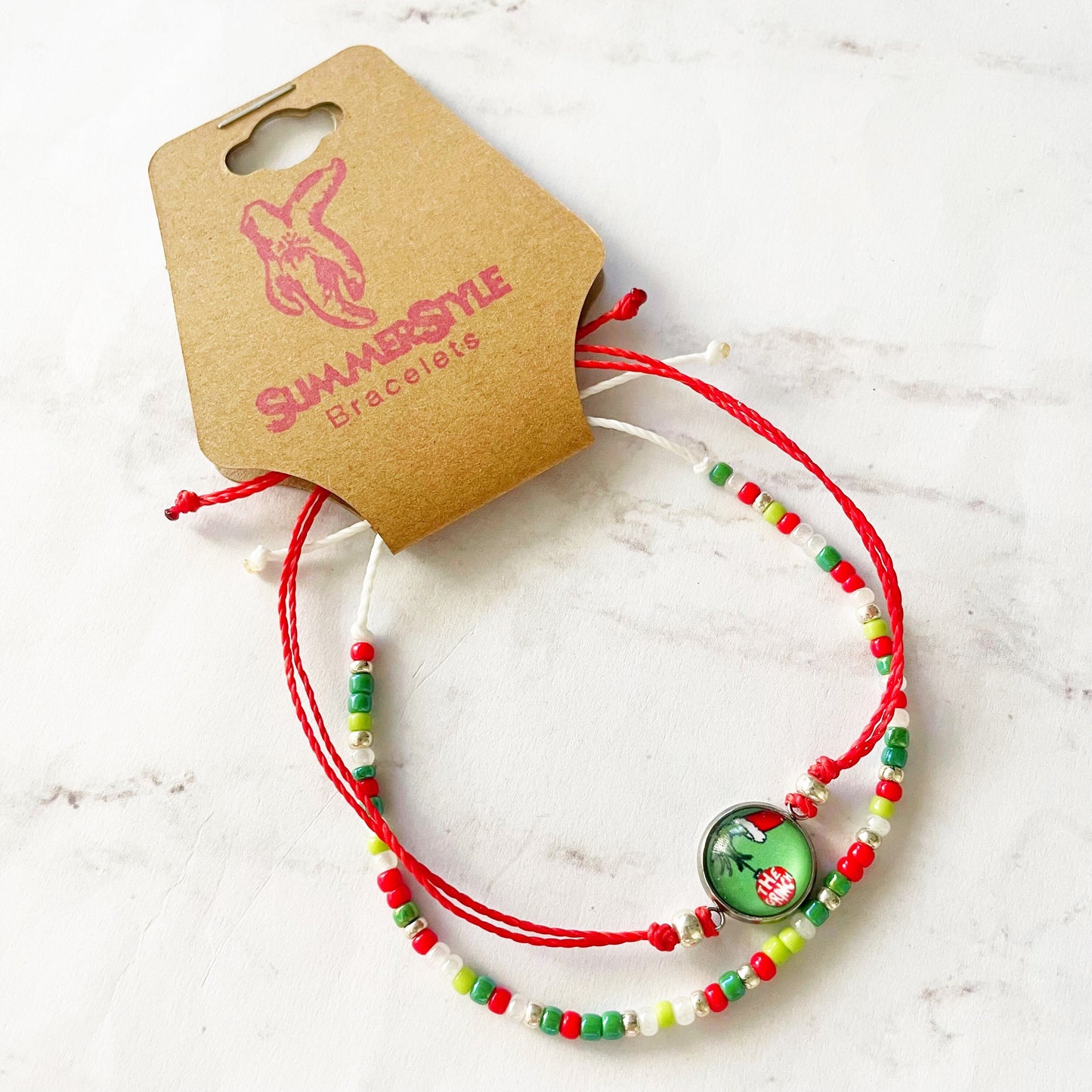 CHRISTMAS The Mean One Bracelet Set | Christmas Bracelet | Holiday Bracelet | SummerStyle Bracelets