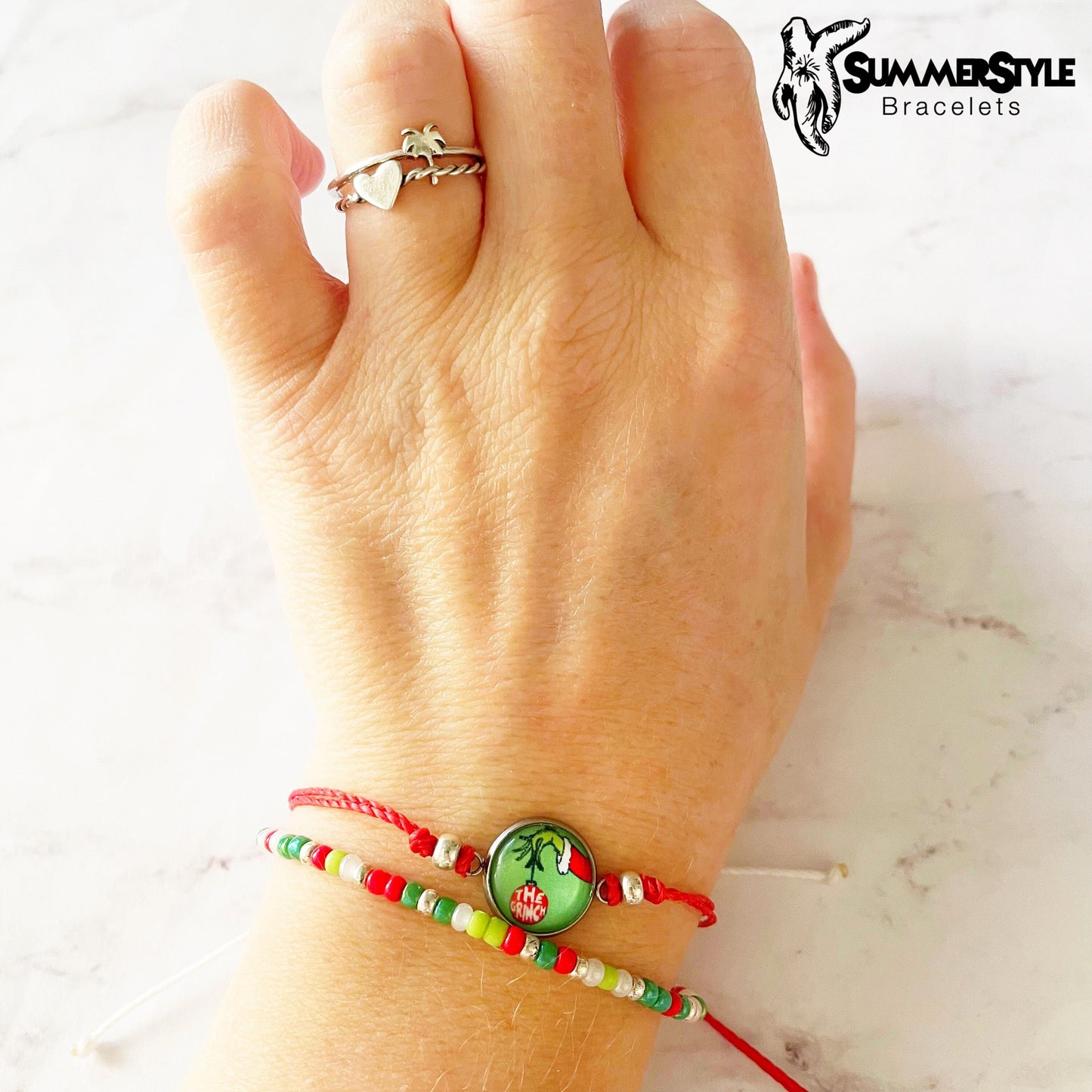 CHRISTMAS The Mean One Bracelet Set | Christmas Bracelet | Holiday Bracelet | SummerStyle Bracelets