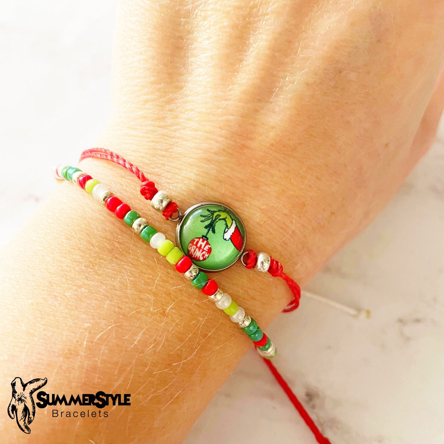 CHRISTMAS The Mean One Bracelet Set | Christmas Bracelet | Holiday Bracelet | SummerStyle Bracelets