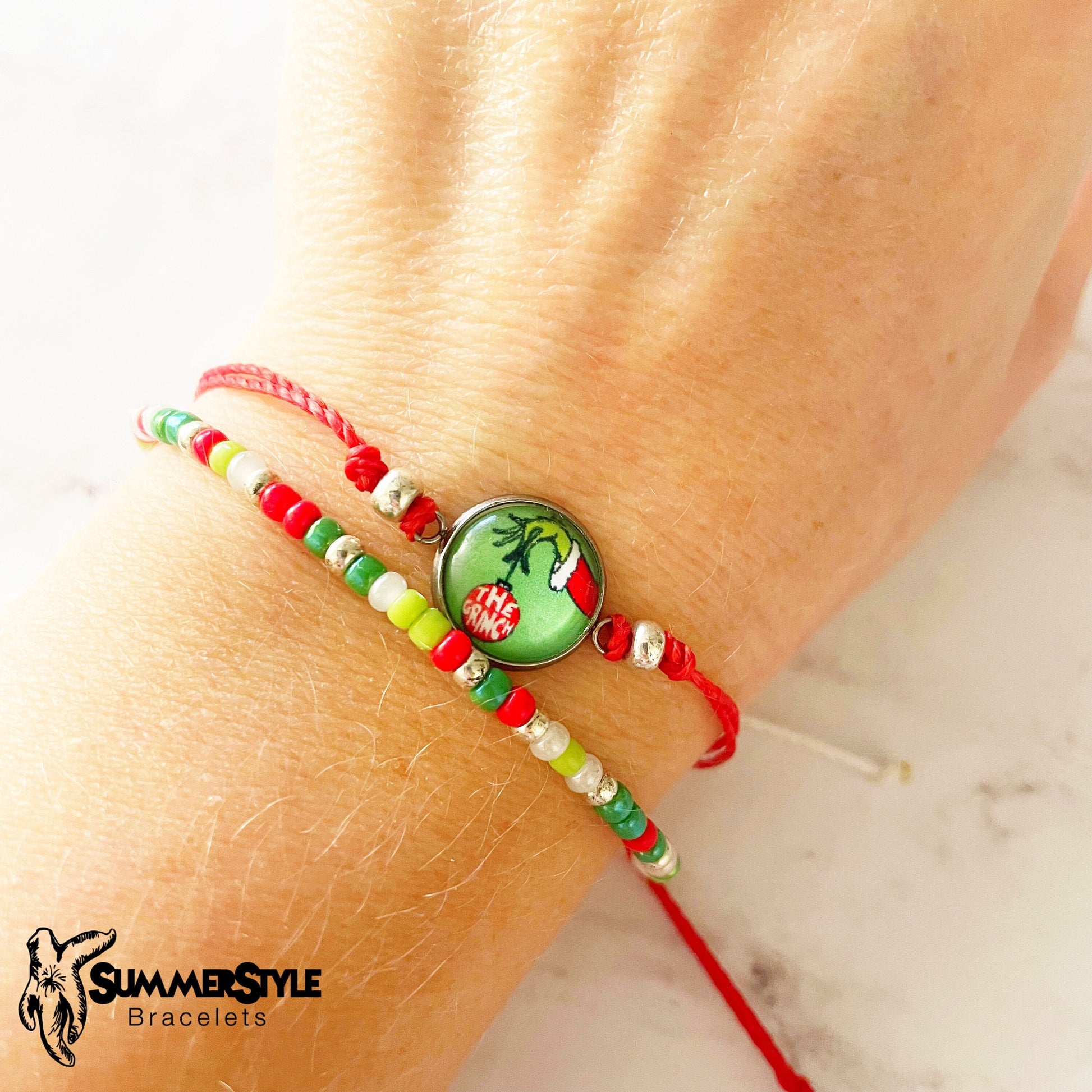 CHRISTMAS The Mean One Bracelet Set | Christmas Bracelet | Holiday Bracelet | SummerStyle Bracelets
