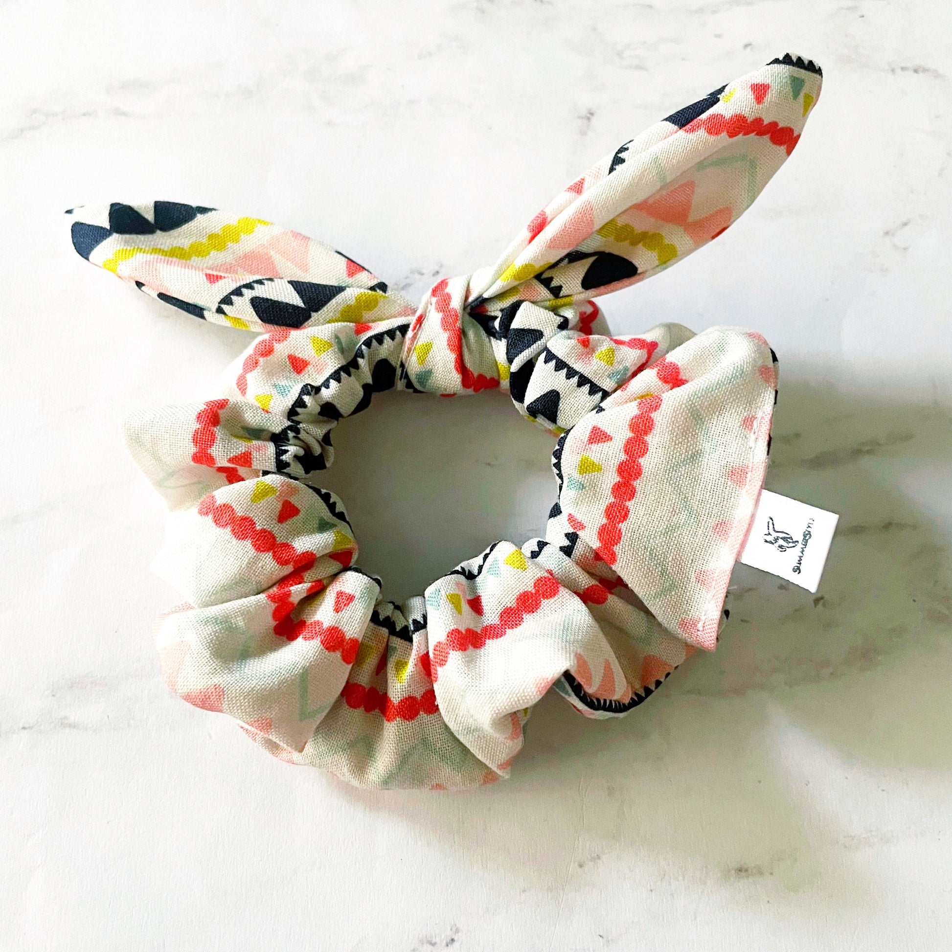 Aztec Bow Scrunchie, Scrunched Bow Hair Tie, Hair Bow, Hair Accessories, Bow Hair Tie, SummerStyle Bracelets