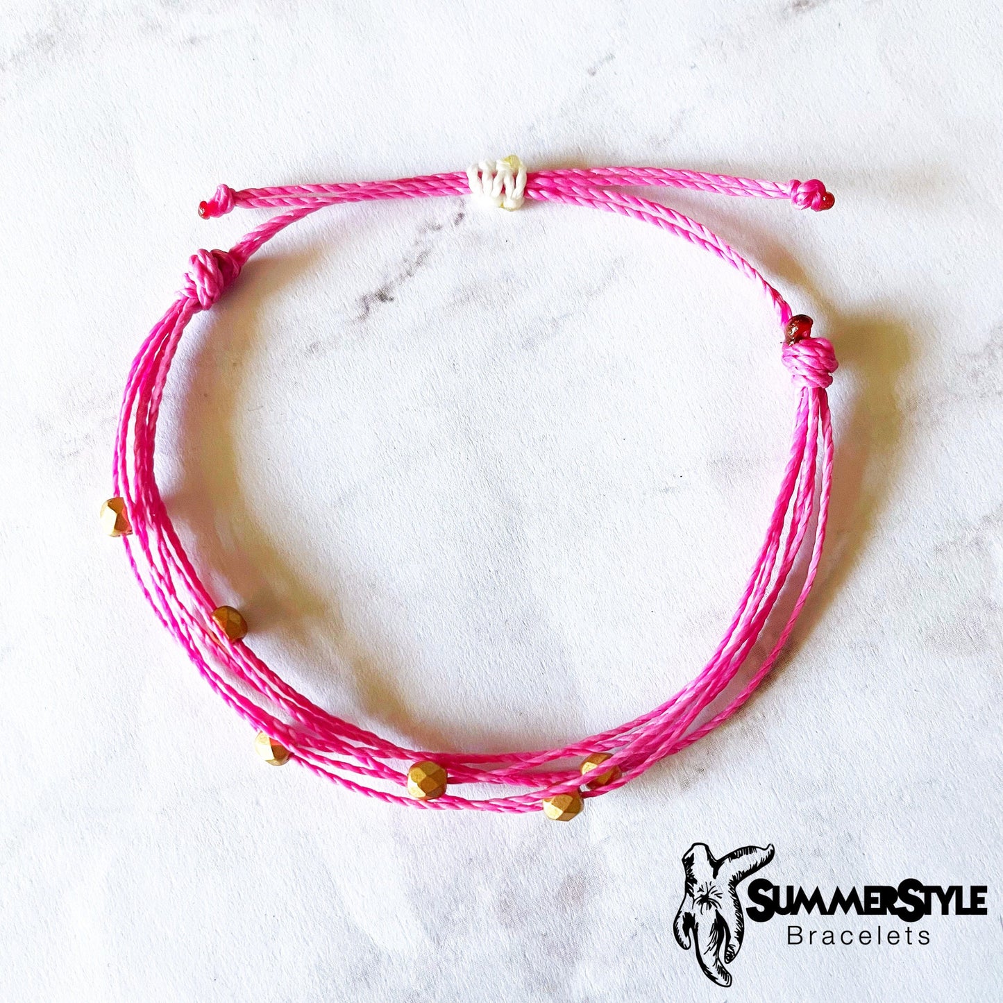 VALENTINE Kiss Adjustable Waterproof Bracelet Set, Love Bracelet, Valentine Jewelry, Wax Cord Bracelet, SummerStyle Bracelets