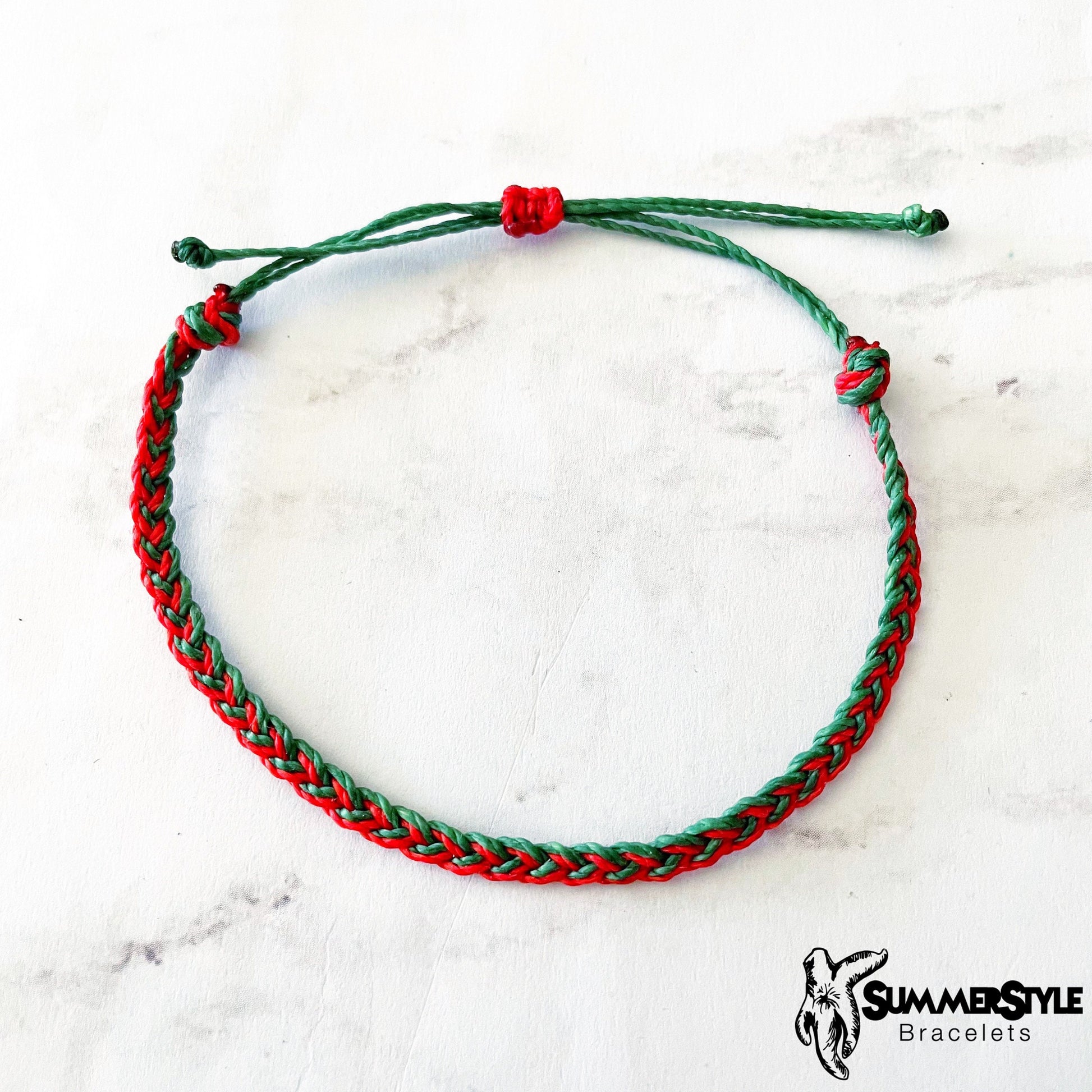 Sweet Strawberry Adjustable Waterproof Bracelet Pack, Strawberry Gift, Strawberry Bracelet, Seed Bead Bracelet, SummerStyle Bracelets