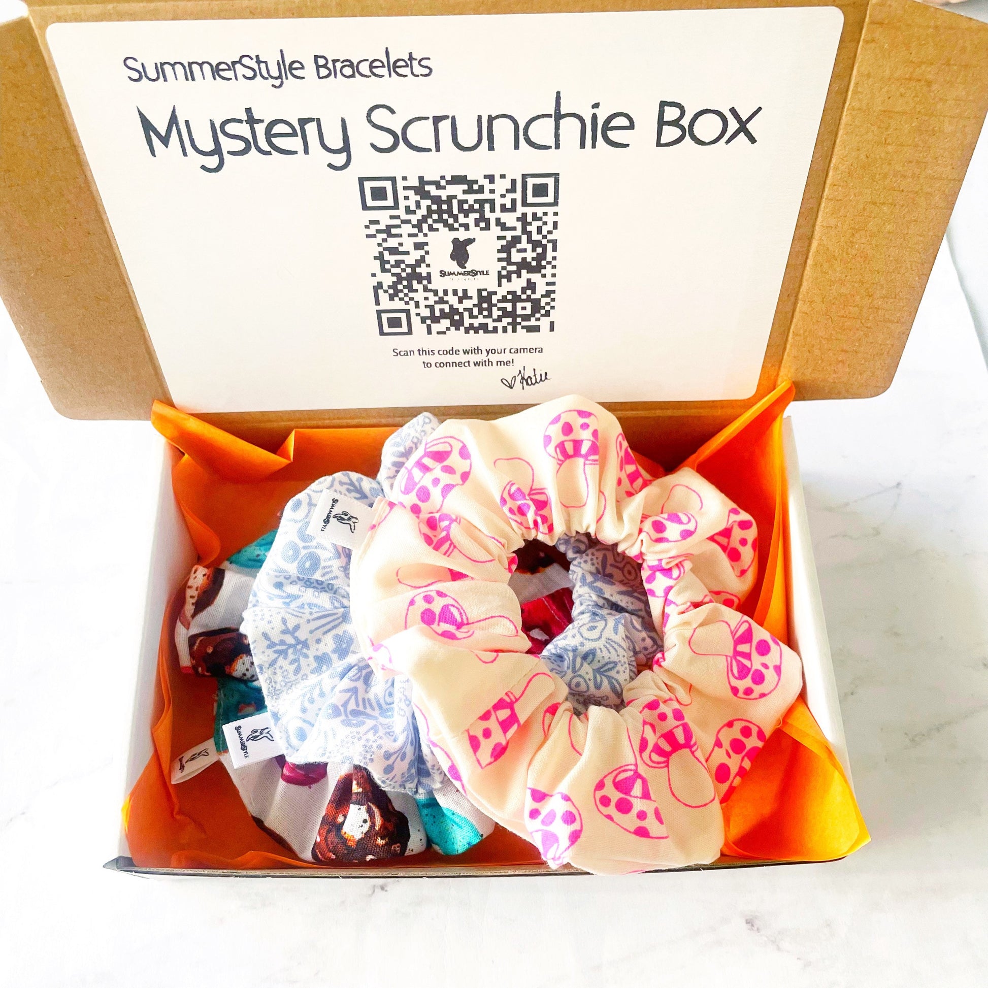 Scrunchie Mystery Box, Scrunchie Bundle, Surprise Scrunchies, Grab Bag, Scrunchie Trio, Mystery Gift, SummerStyle Bracelets